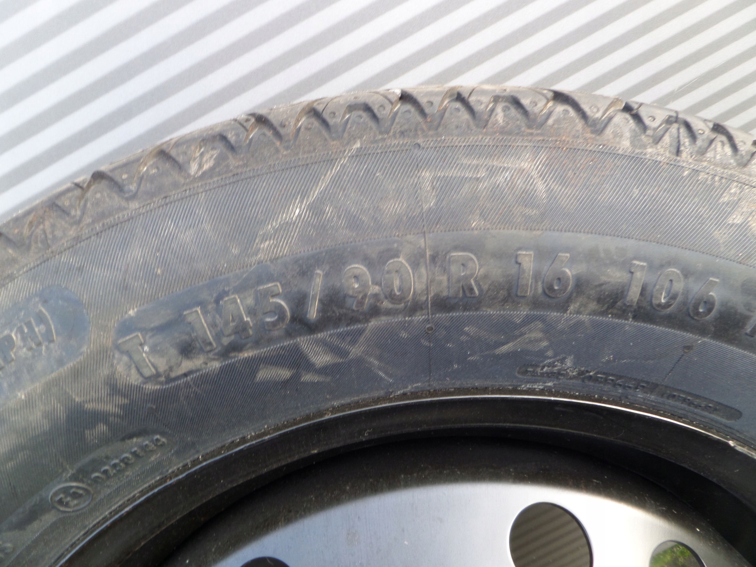 wheel spare ET40 145/90 R16 7700813914