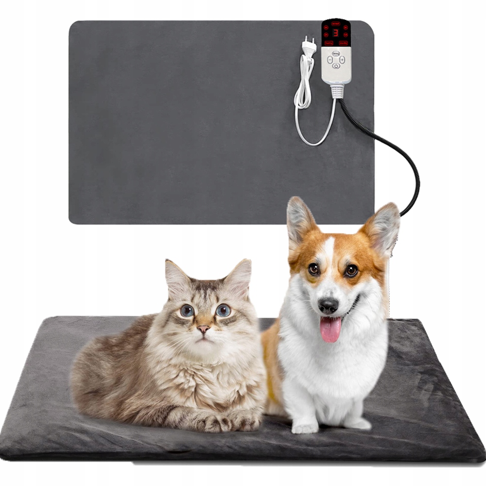 Vyhřívací Podložka Pro Kočky Psa Boudy S Kontrolérem 35°C-60°C 45x70cm