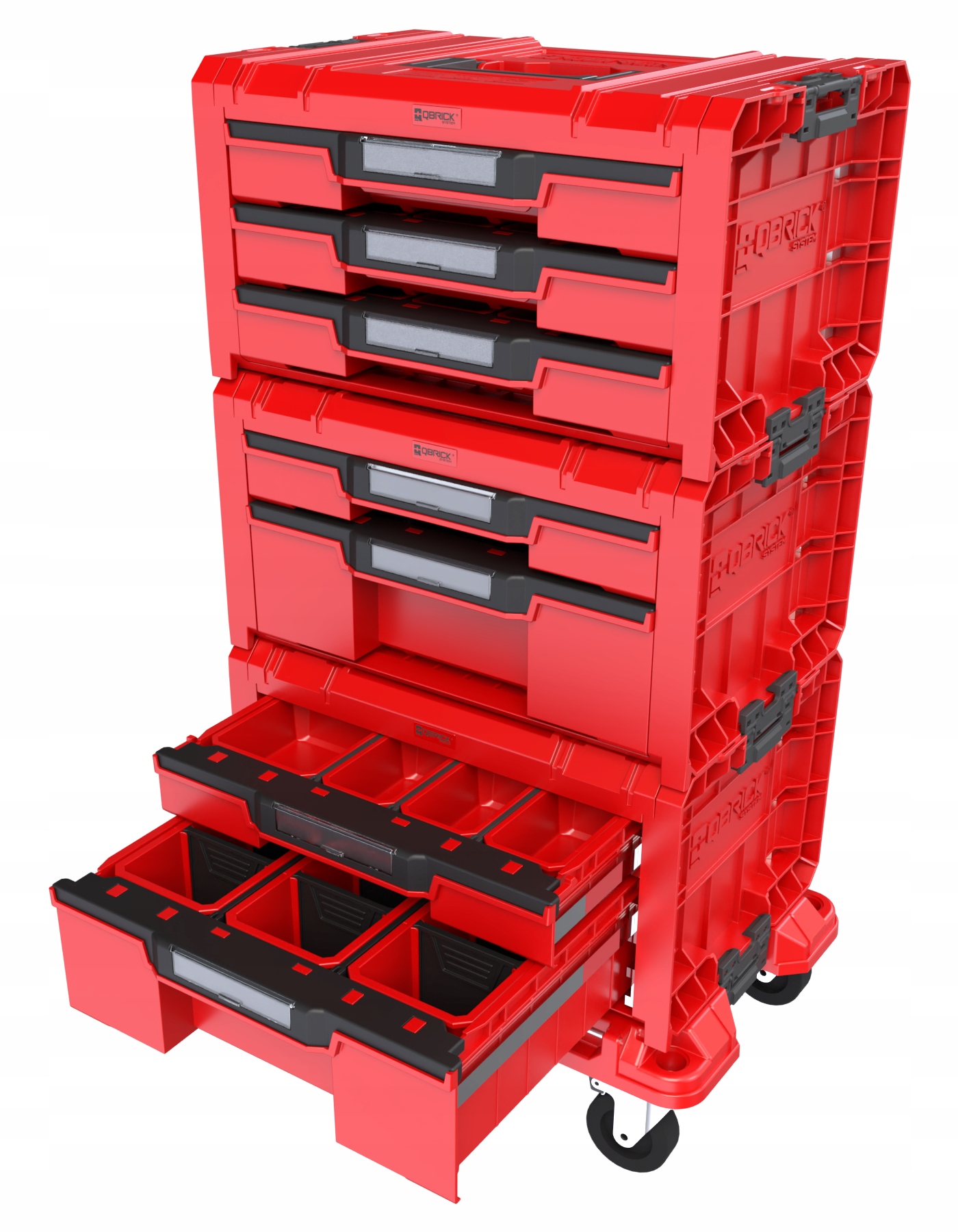 Qbrick System Pro Drawer Workshop Set 3 Red Ultra Hd Custom Z258353PG003