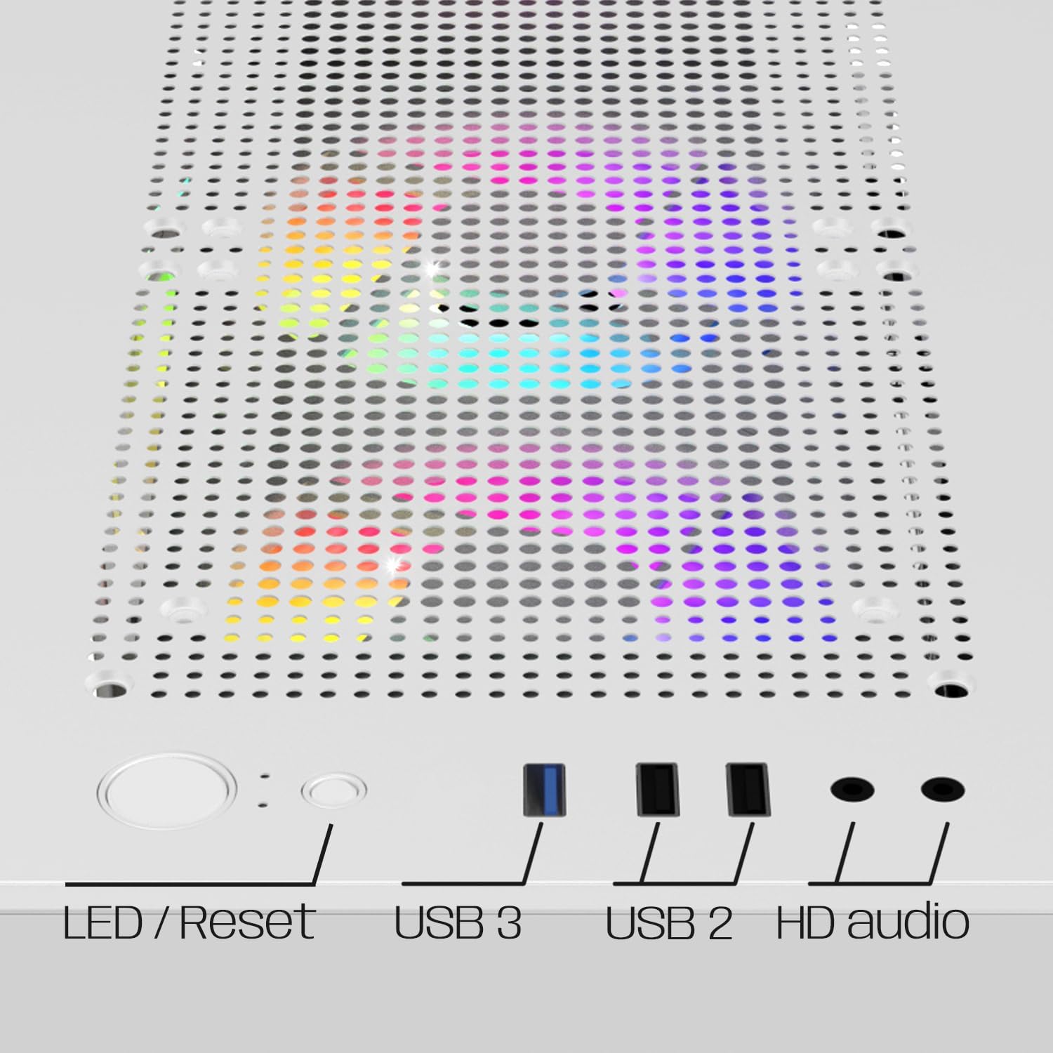 EMPIRE GAMING skříň Nainstalované ventilátory według