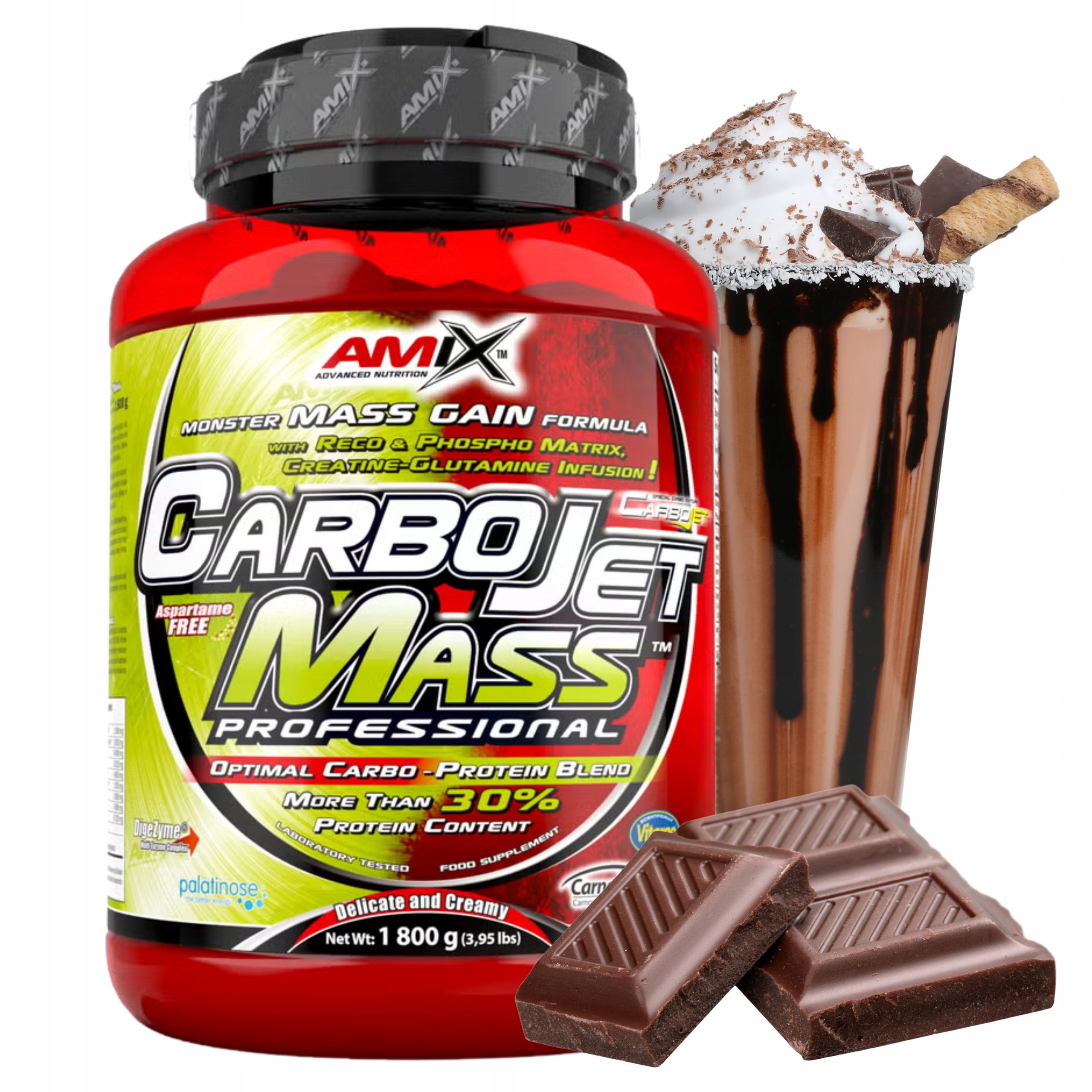 Gainer Bílkovina Kreatin na hmotu Protein Wpc Komplexní sacharidy Vitargo