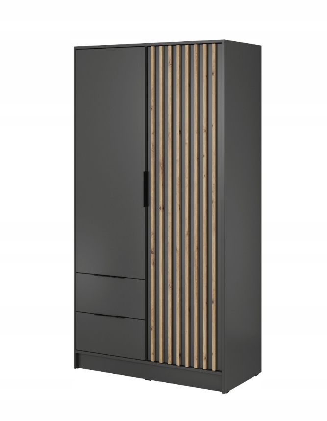 Szafa Lamele 105cm Dąb Artisan NELA PS Szerokość mebla 105 cm