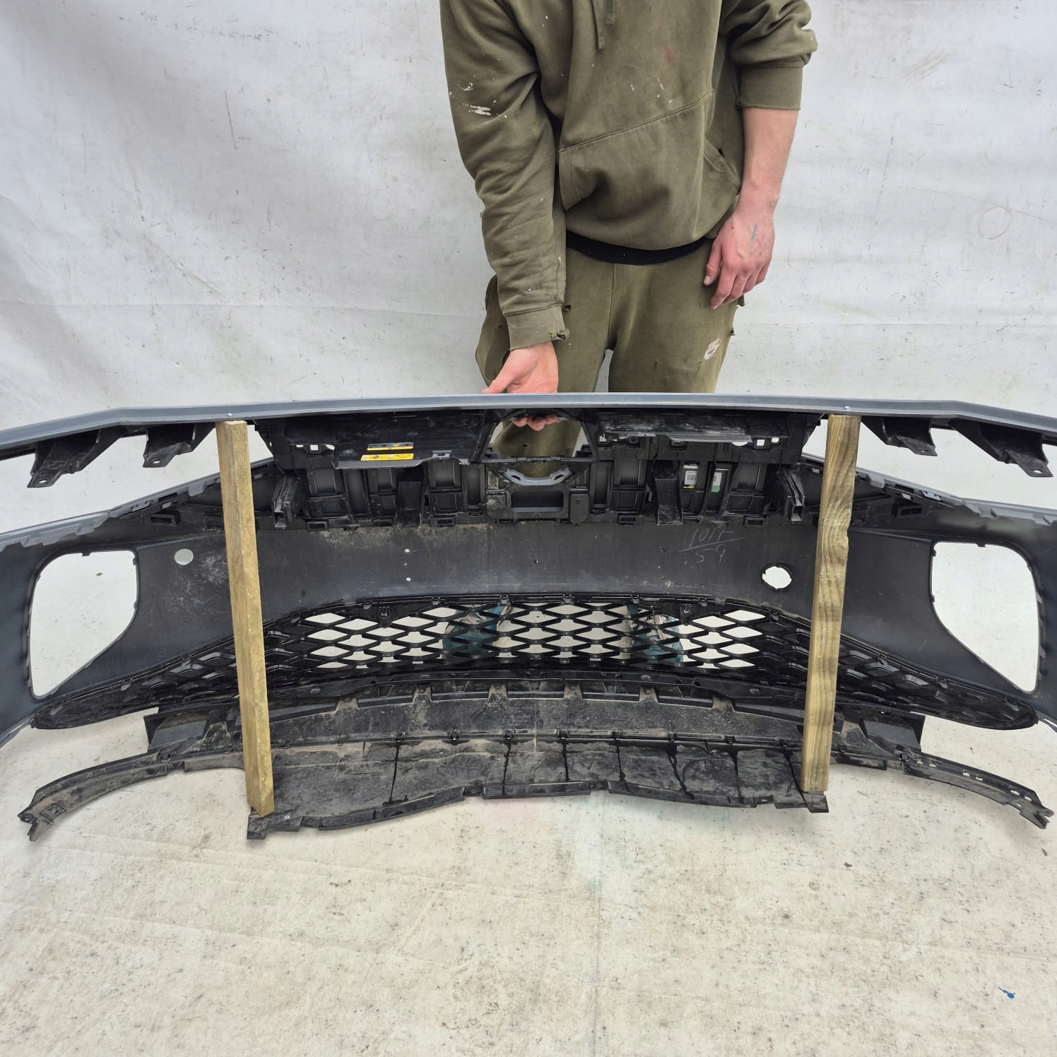 VW ID4 ID.4 GTX bumper front front grid PDC 11A807221