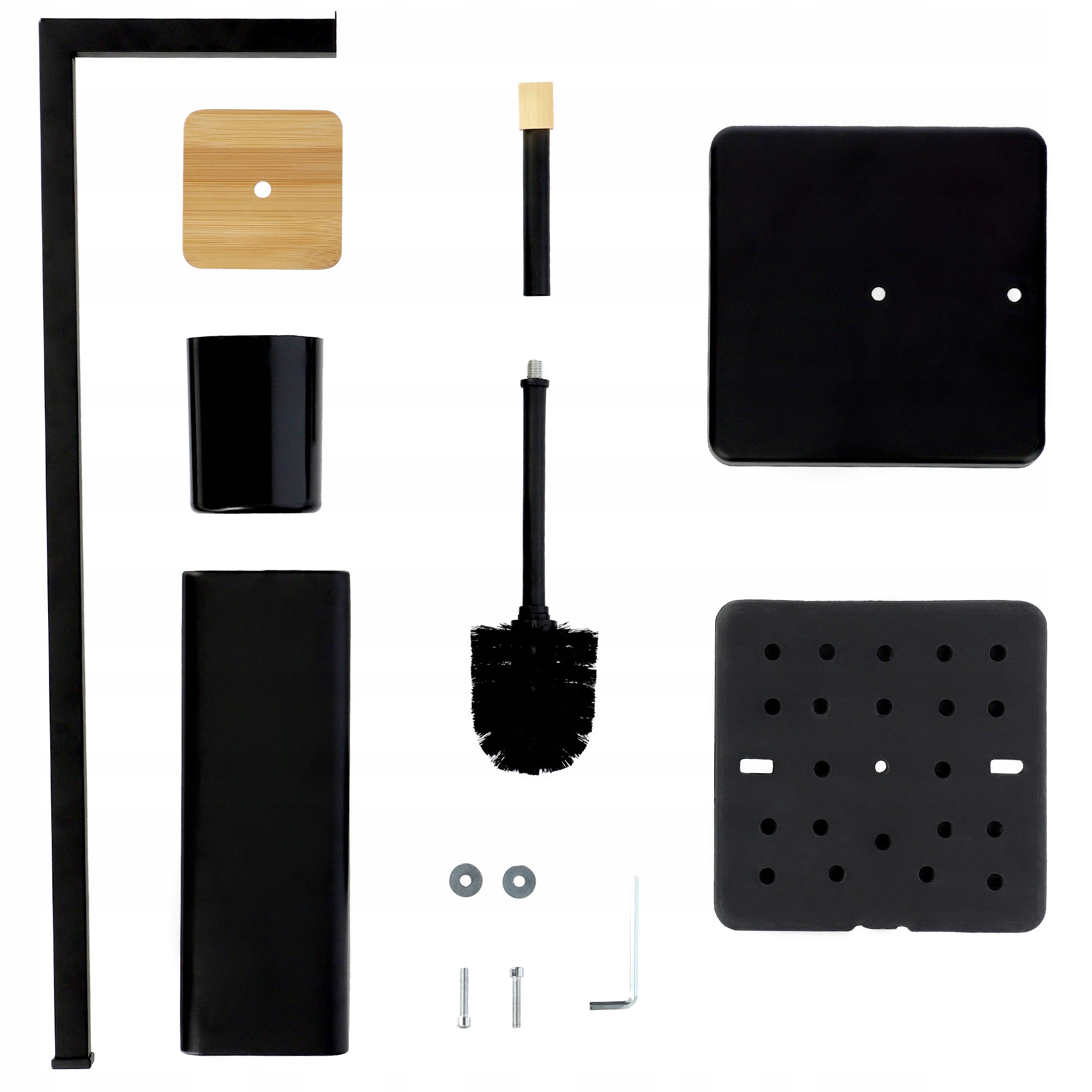 ZESTAW ŁAZIENKOWY STOJAK NA PAPIER SZCZOTKA WC Kod producenta K3541