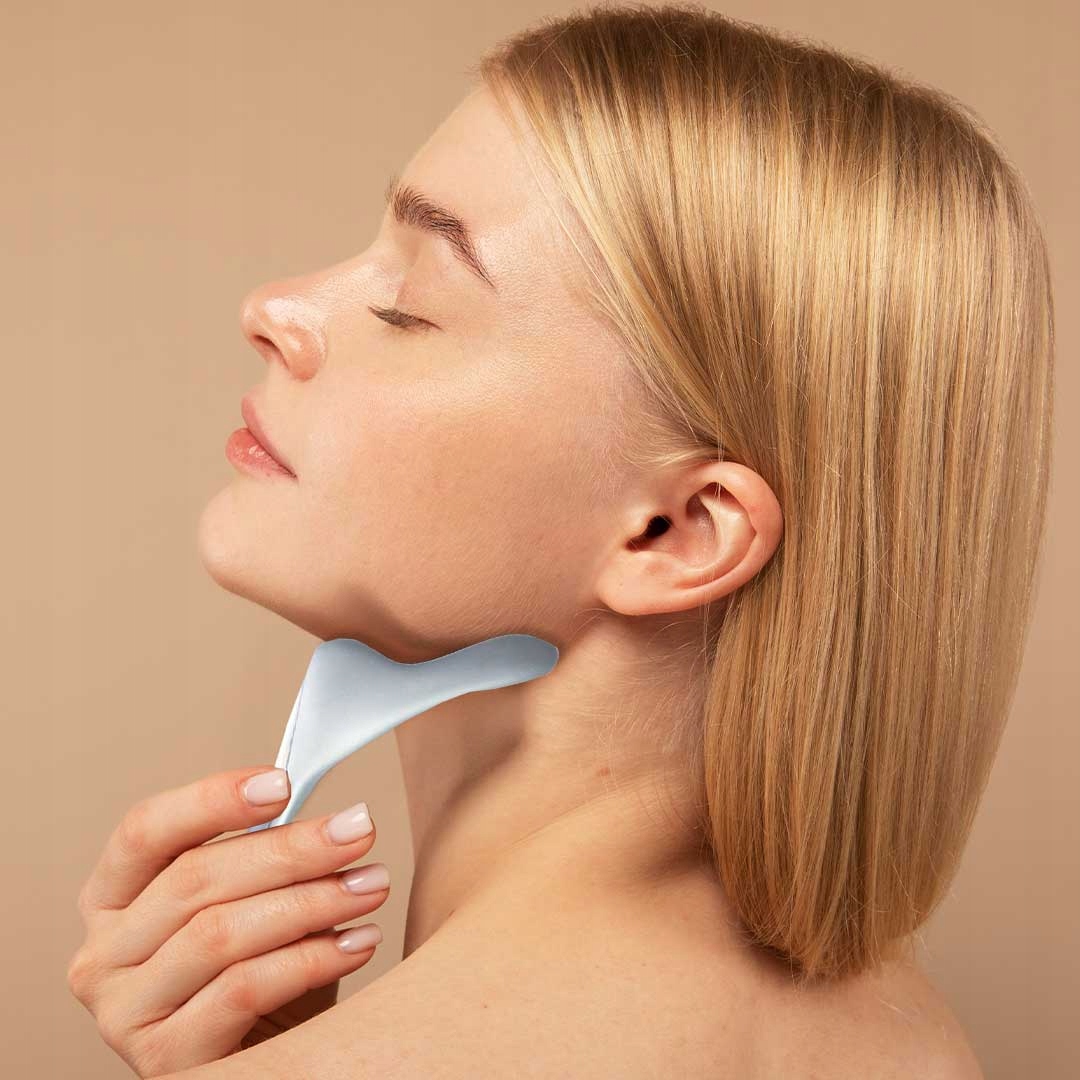 Kámen Gua Sha s masážním přístrojem pod oči Authentique