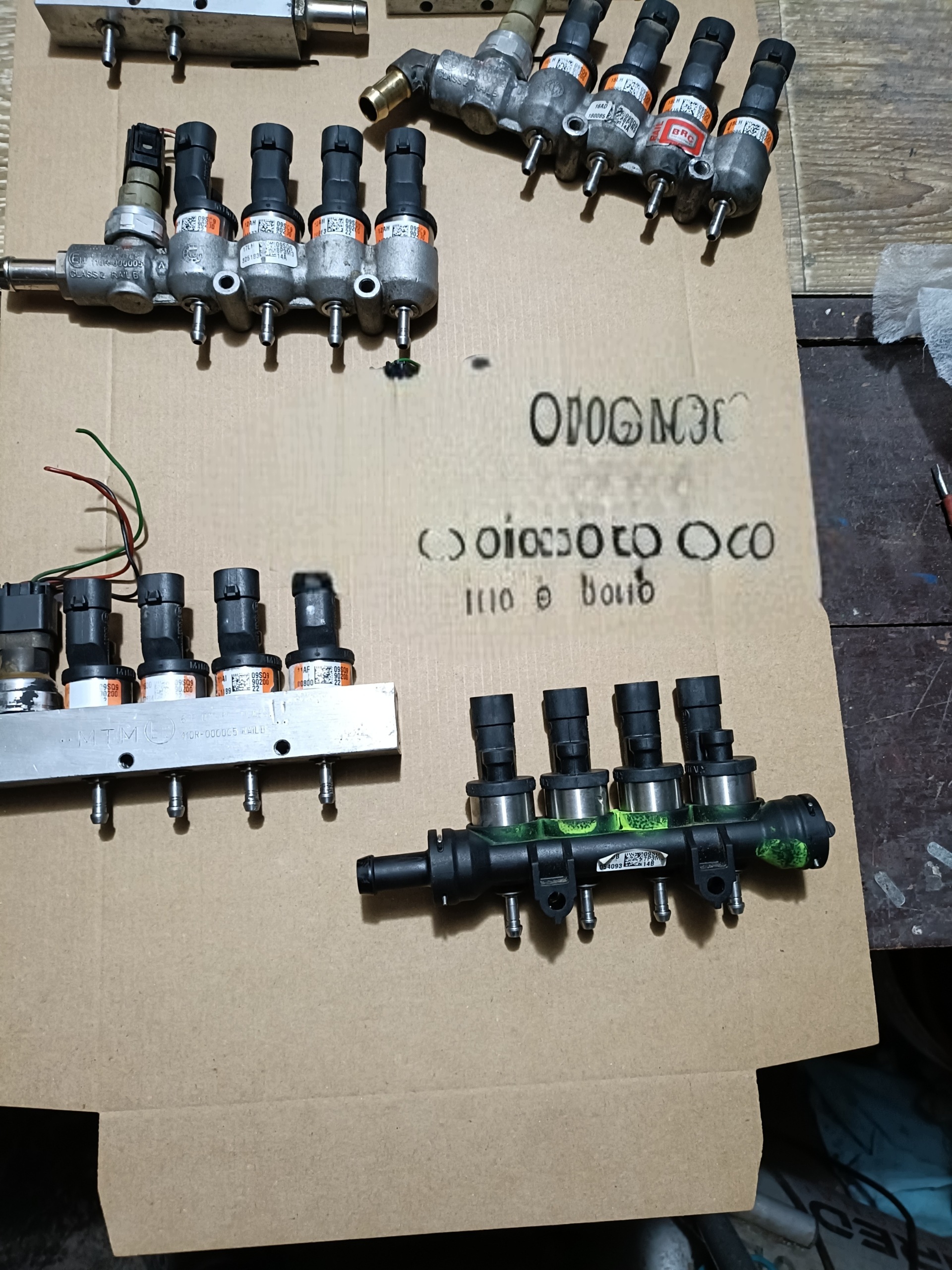 injectors BRC orange new typ cleaned ultrasonic 09SQ99020022
