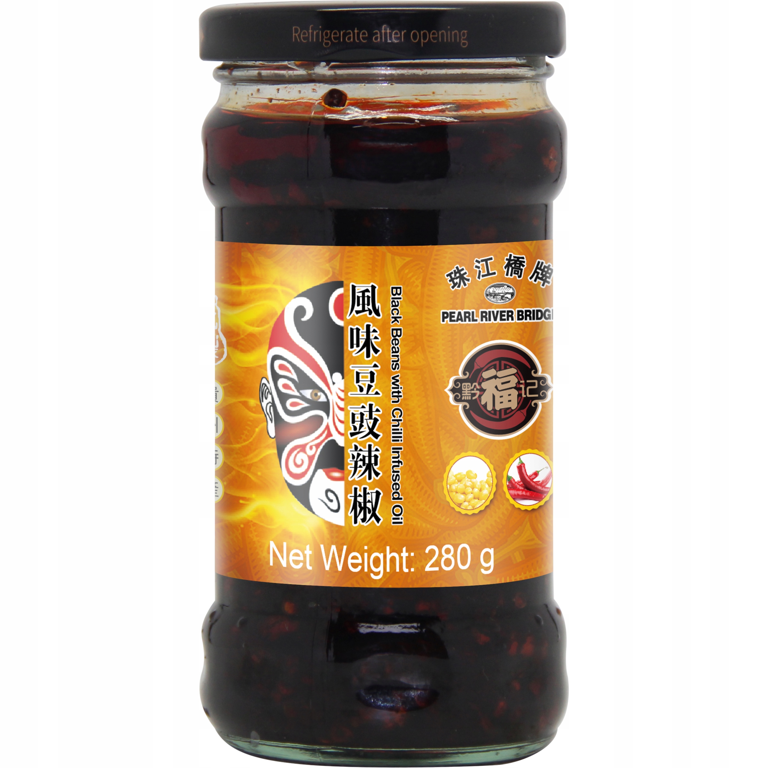 

Czarna fasola w oleju chilli 280g Prb