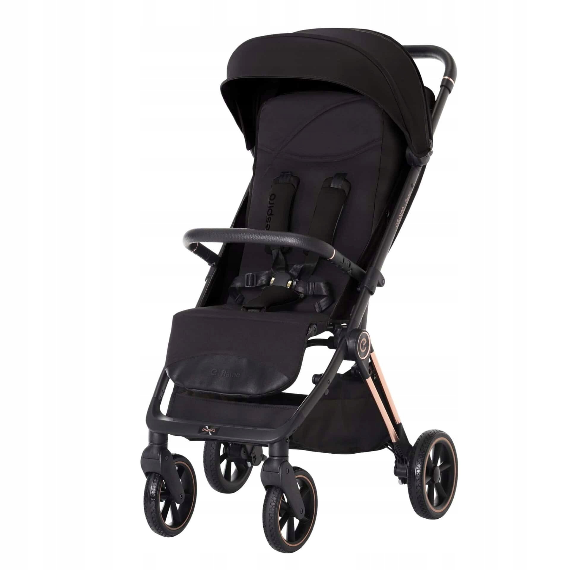 Espiro Flame – wózek spacerowy 110 Timless Black