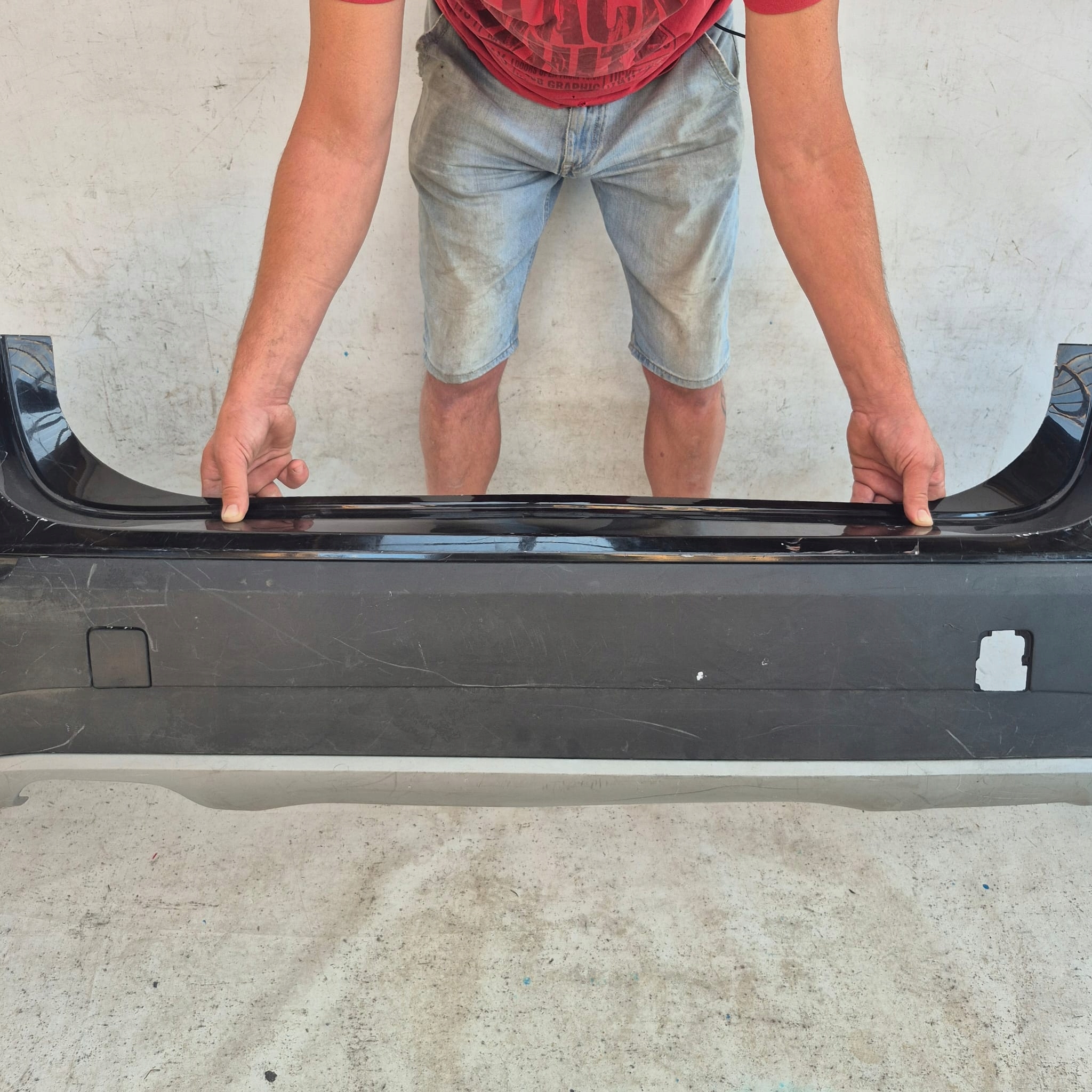 BMW X1 E84 09-12 bumper rear part rear