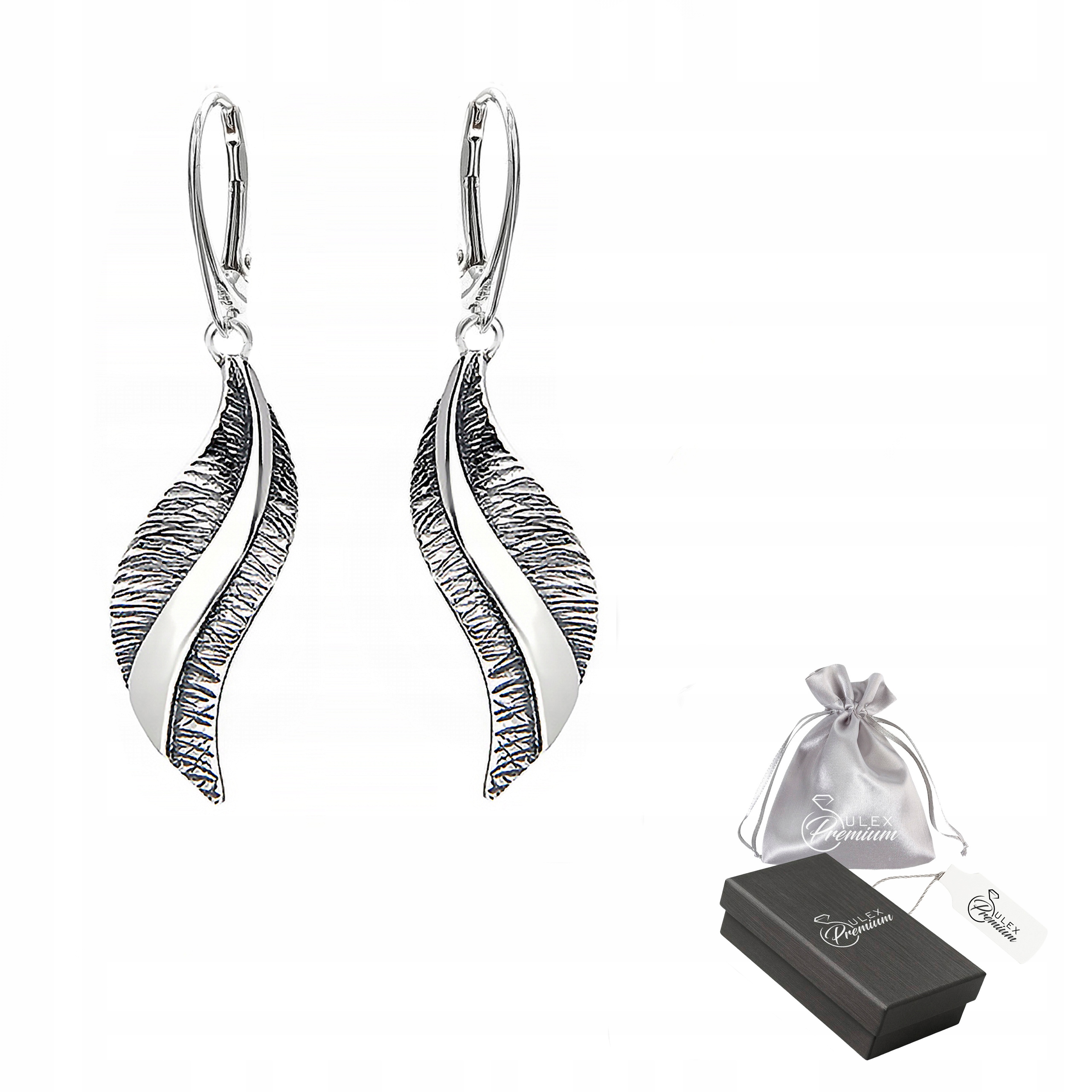 Stříbrné náušnice ryzost 925 Elegantní závěsné Náušnice Roxy Dárek pro ni