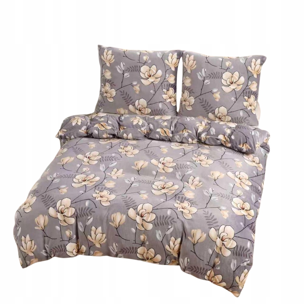 Komplet pościeli polarowej Parylux „Kwiaty harmonii” Poszwa 1szt 140x200cm