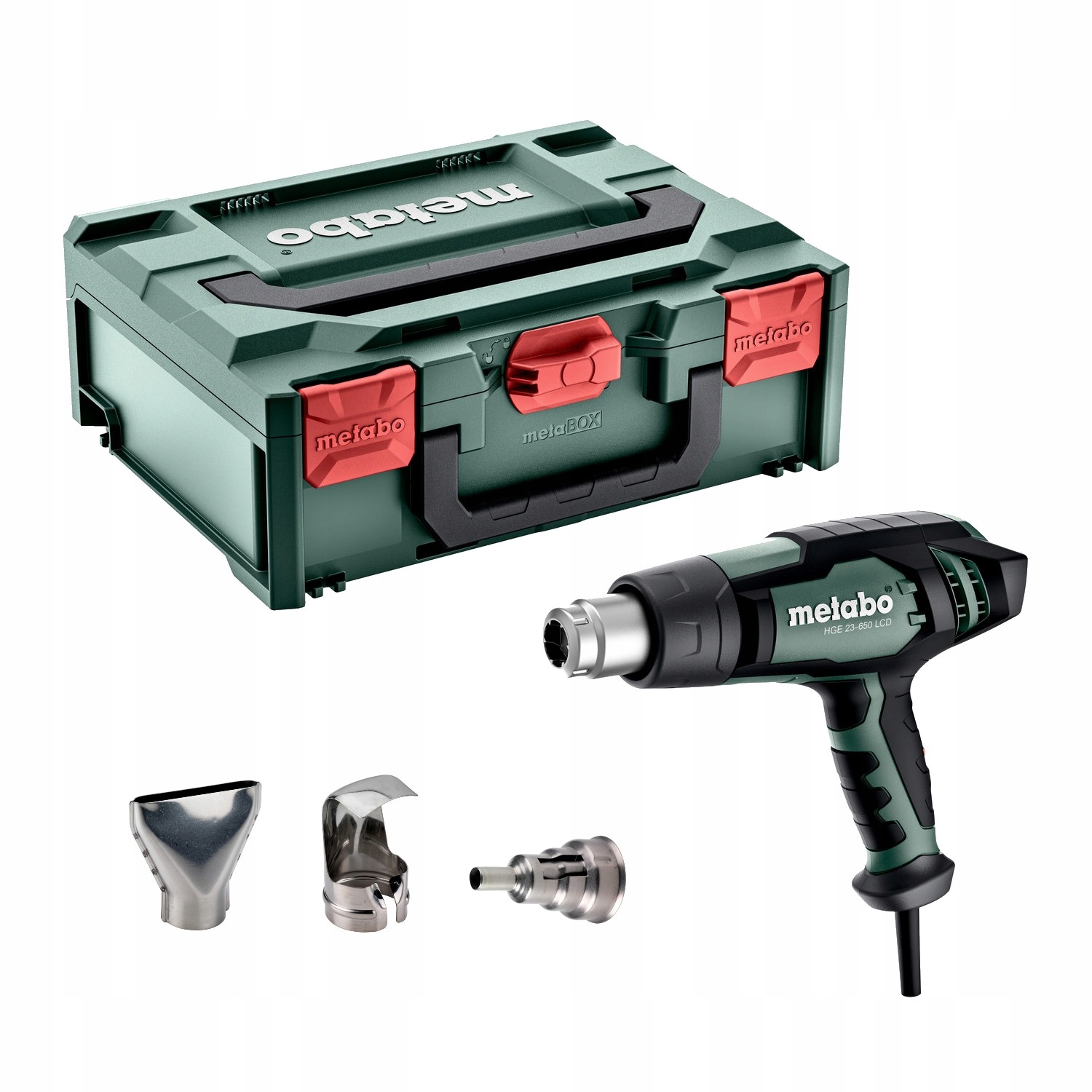 Metabo Hge 23-650 LCD Opalarka 2300W+metabox