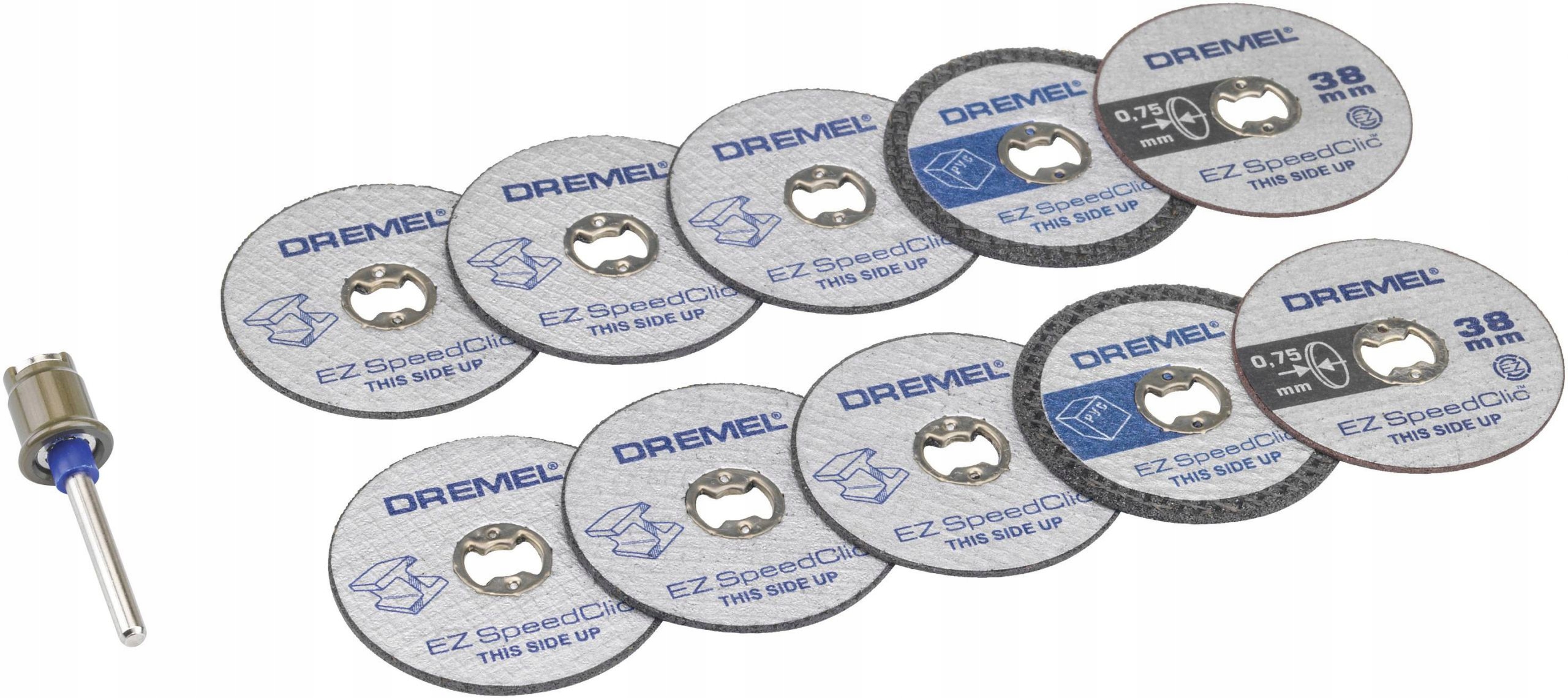 Dremel SC690 ZESTAW 10 TARCZ SpeedClic SC402 Elementy zestawu inne