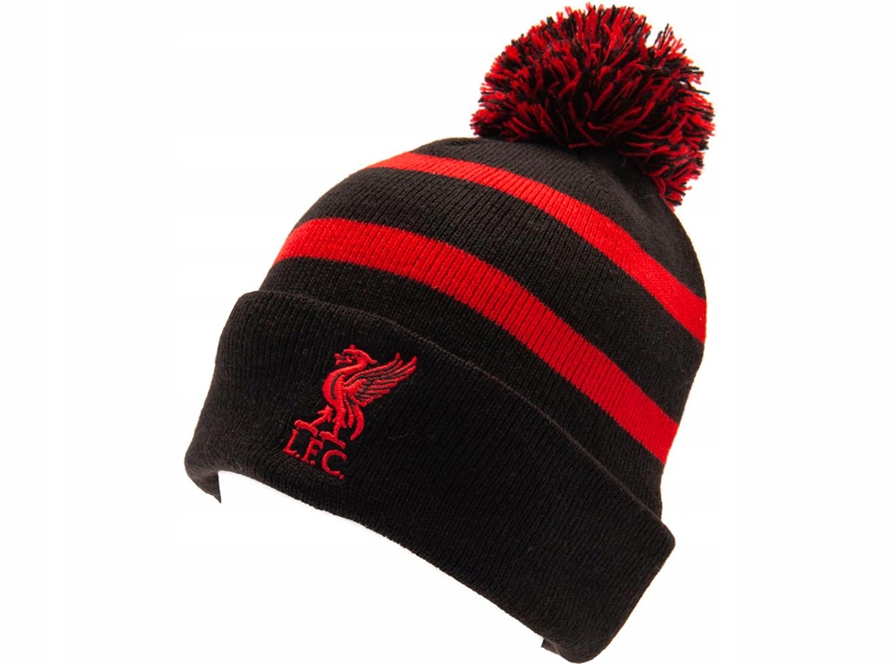 Czapka z pomponem Liverpool Fc licencjonowana