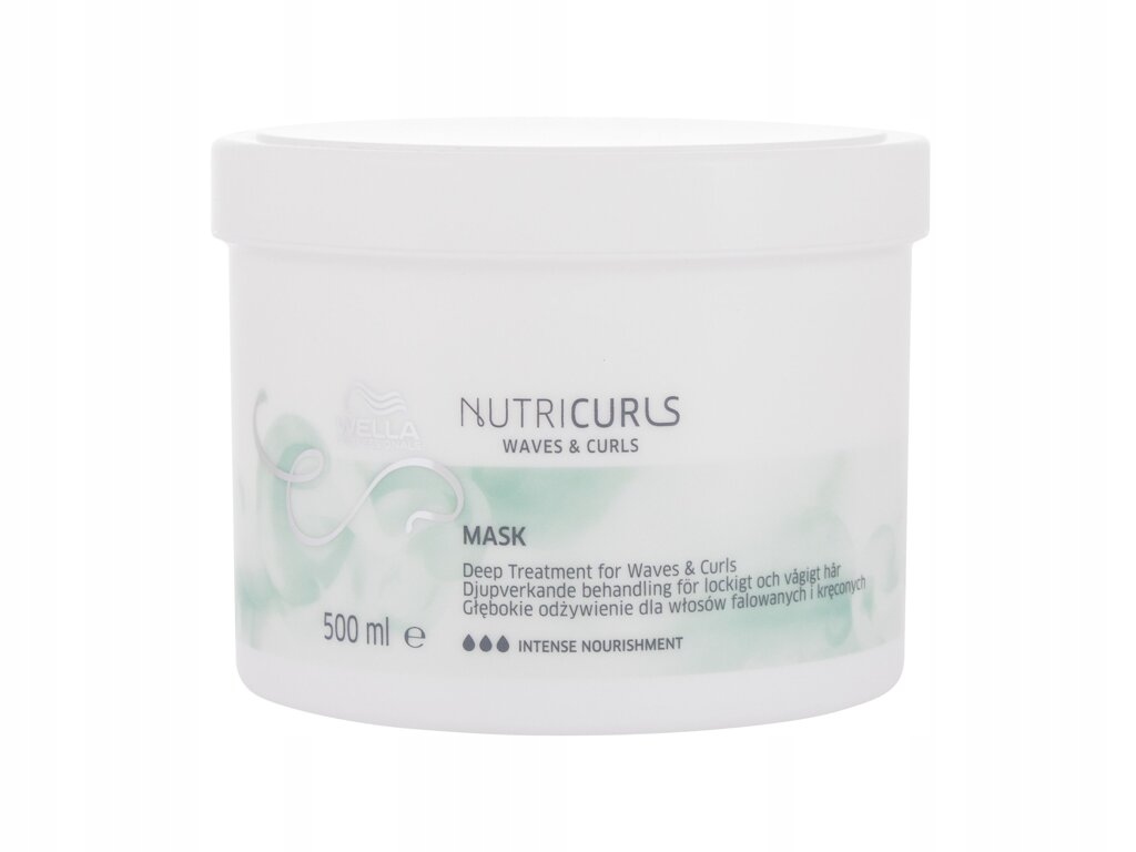 Wella Professionals NutriCurls Deep Treatment Maska na vlasy 500 ml