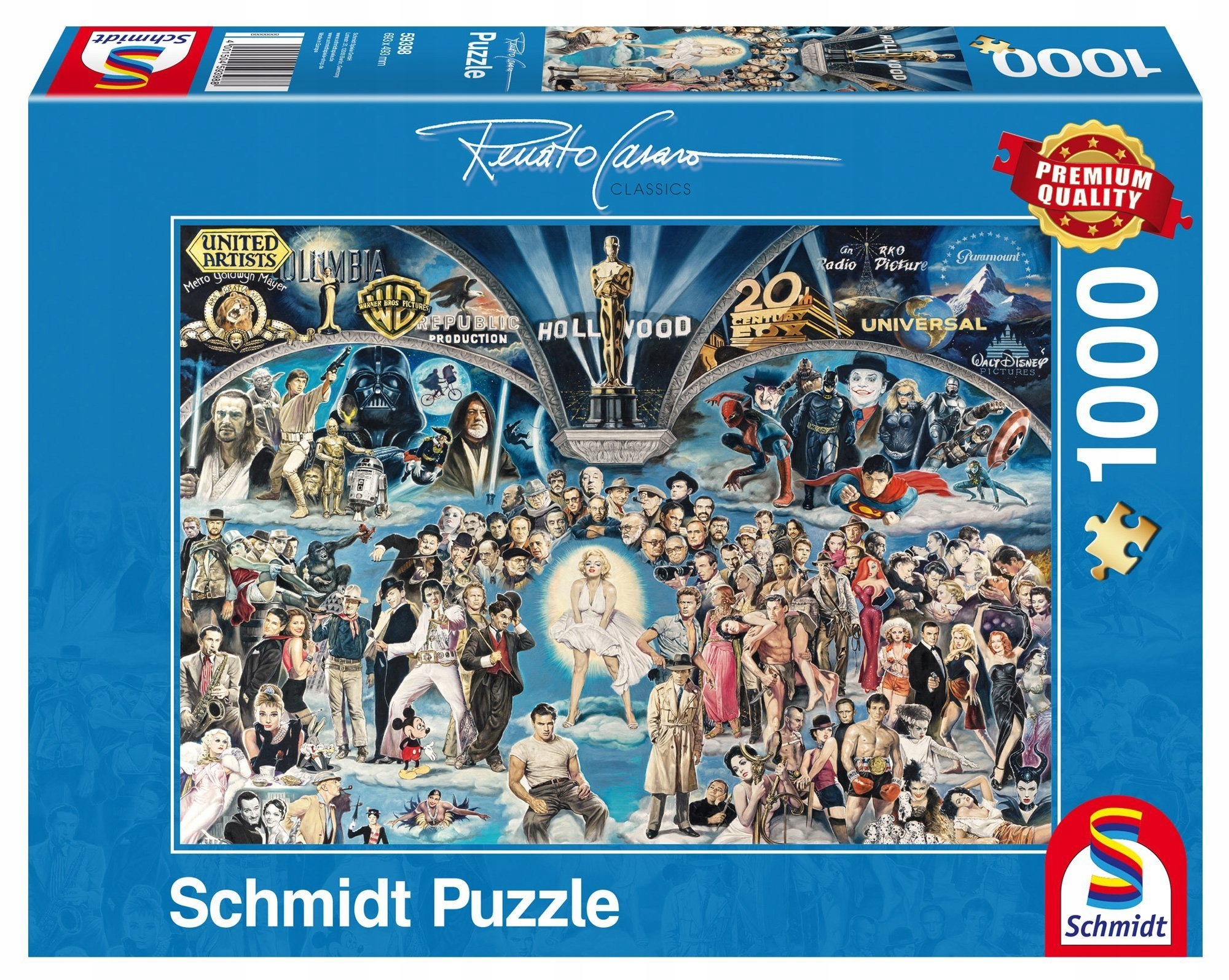 

Schmidt Pq Puzzle 1000 el Renato Casaro Hollywood
