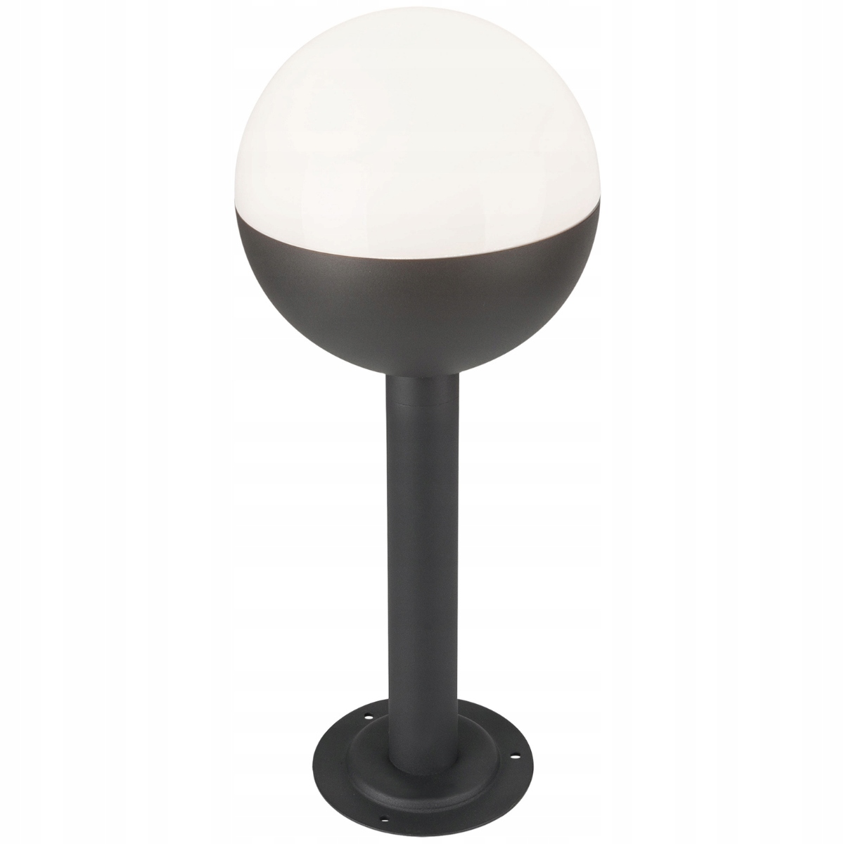 Polux Stojací zahradní lampa Ulsa E27 IP44 hliník 50 cm černá
