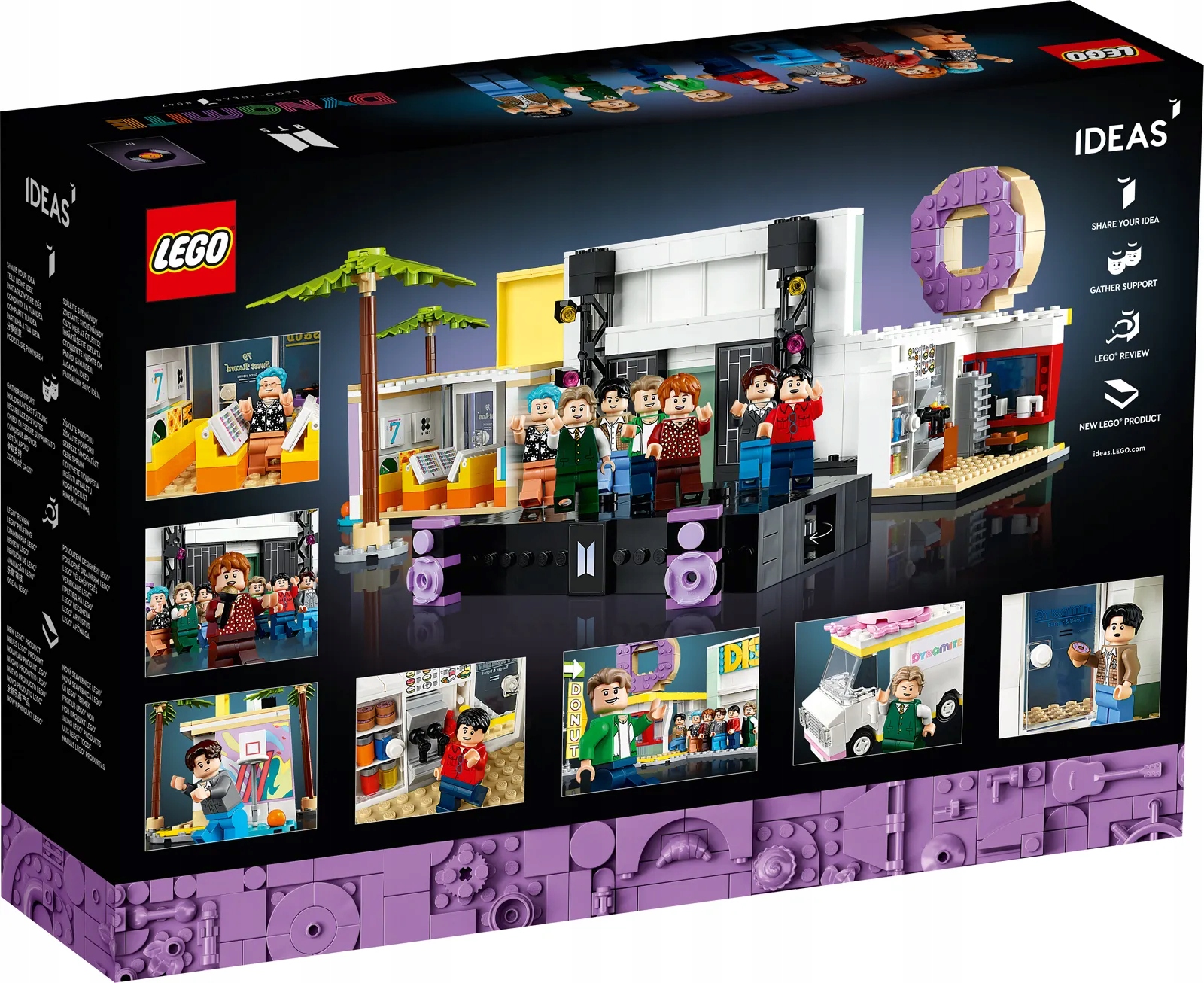 LEGO Ideas BTS Dynamite K-Pop Boys Band Klocki Zestaw 21339 Numer produktu 21339