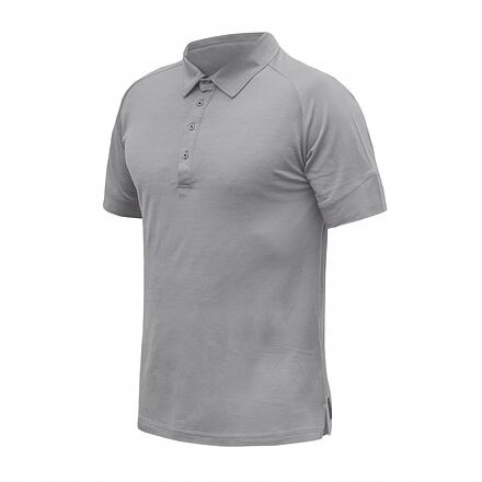 Sensor Merino Active polo pánské triko kr.rukáv šedá velikost XXL