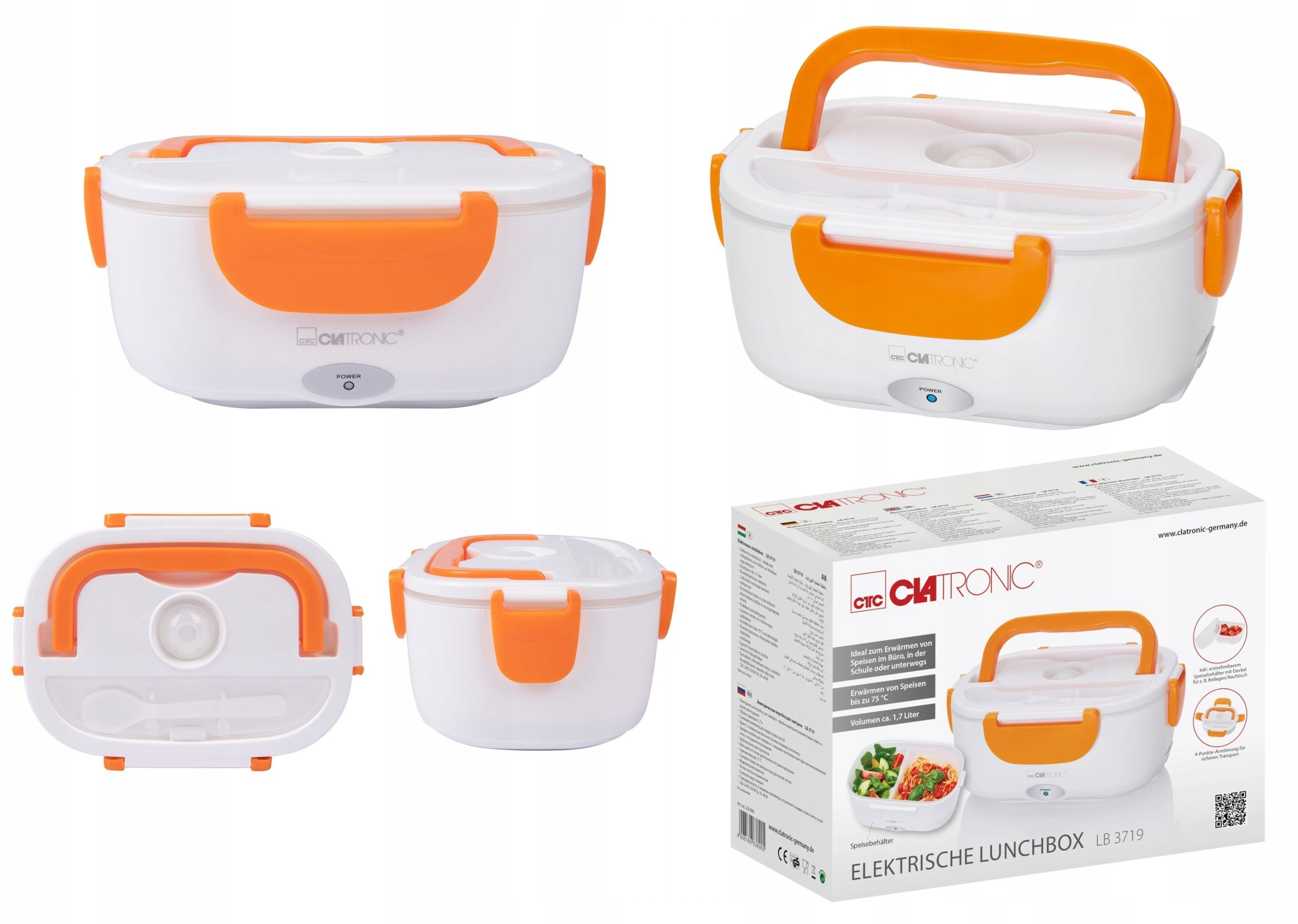 

Elektryczny Lunchbox Podgrzewacz Obiadu Clatronic