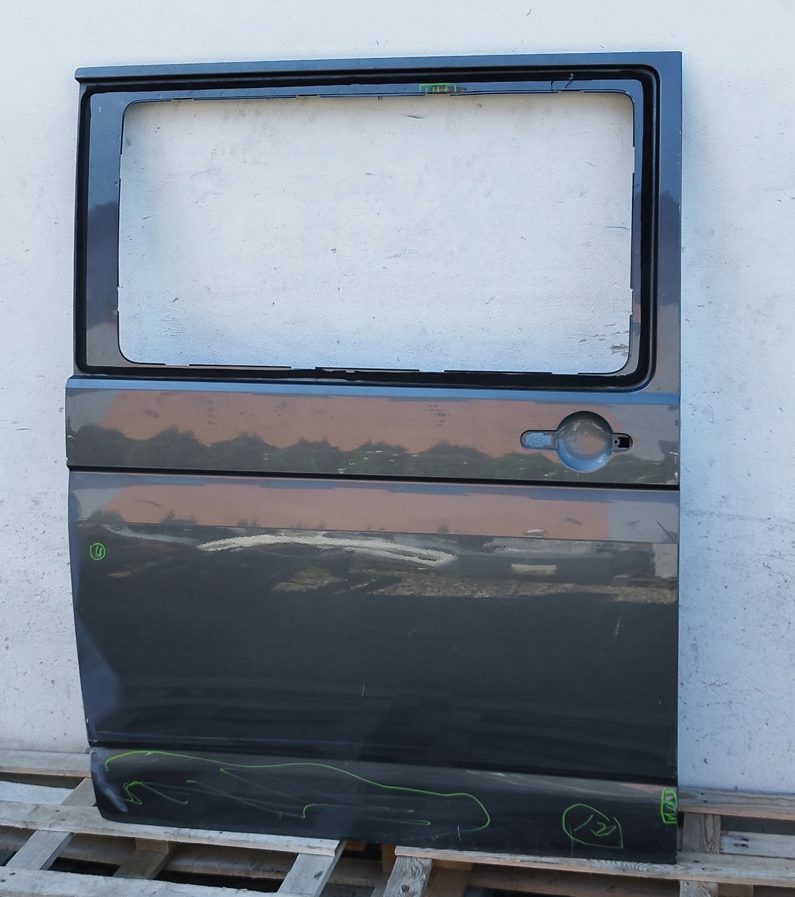 VW TRANSPORTER T5 7H door right rear part sliding