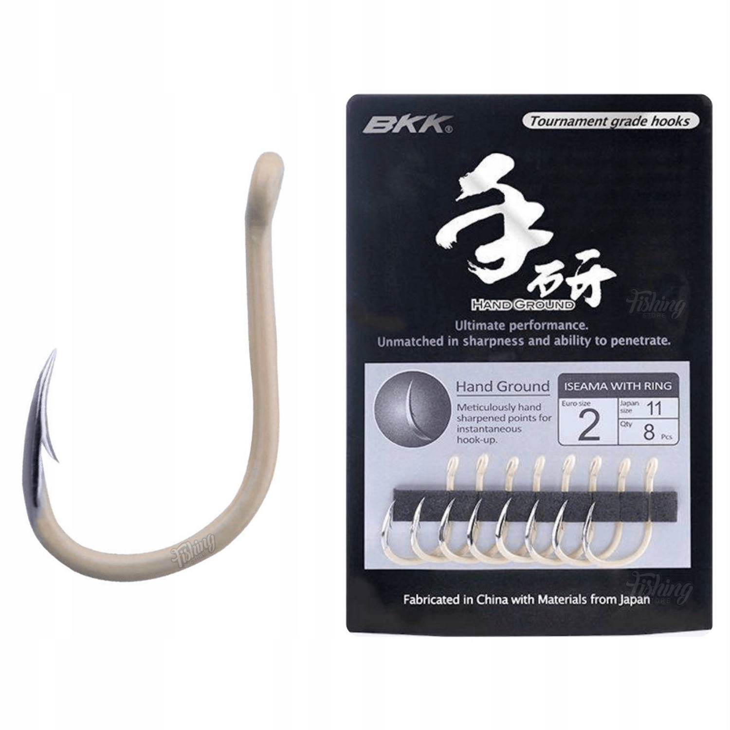 

Haczyki Bkk Iseama-R Hand Ground rozmiar 6, 8szt