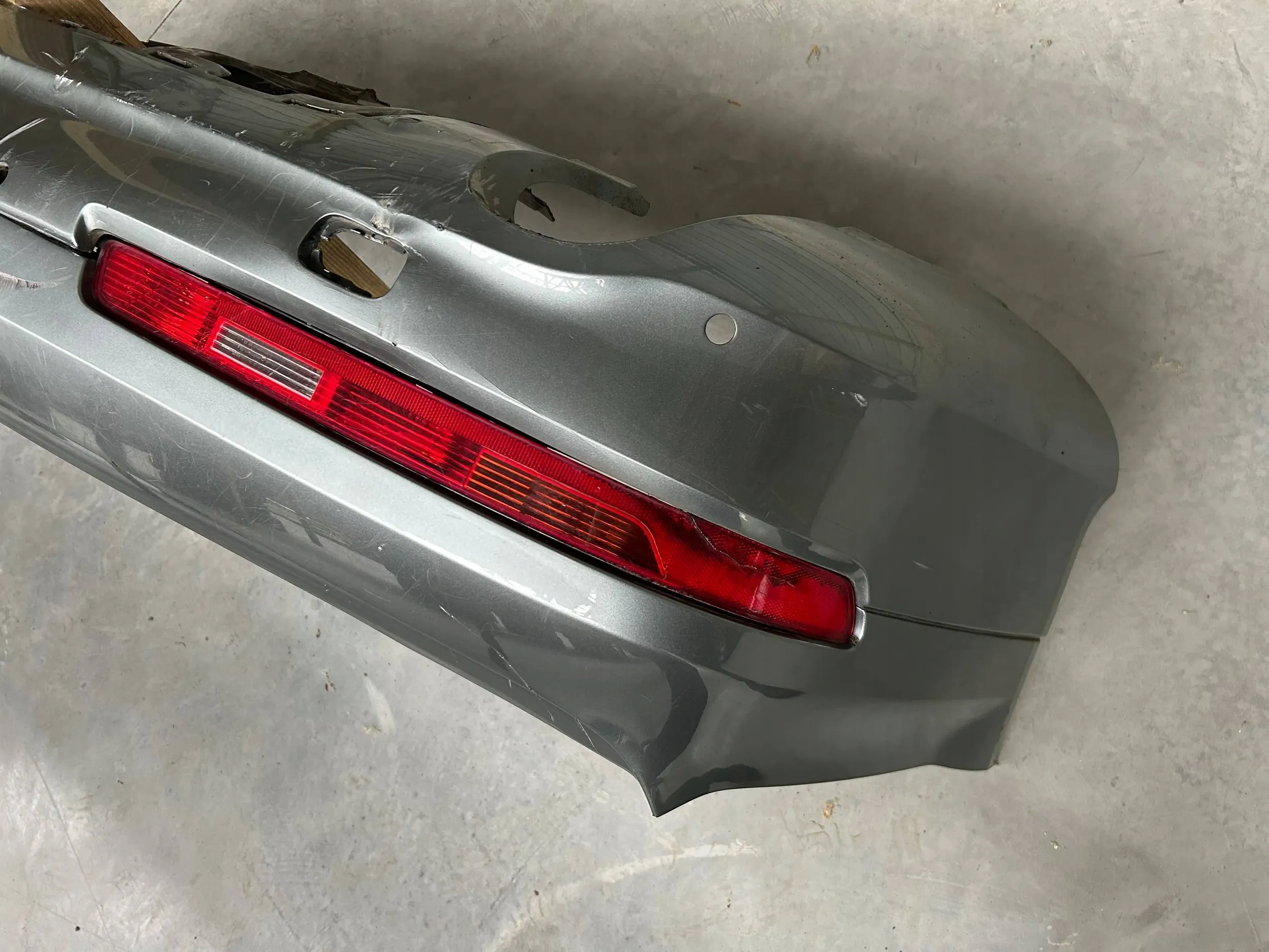 bumper rear part Audi Q7 4L 2008 S-line LY7E 4L0807385