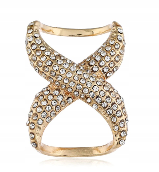 OZDOBNA KLAMRA RING PRZYPINKA DO SZALIKA CHUSTY