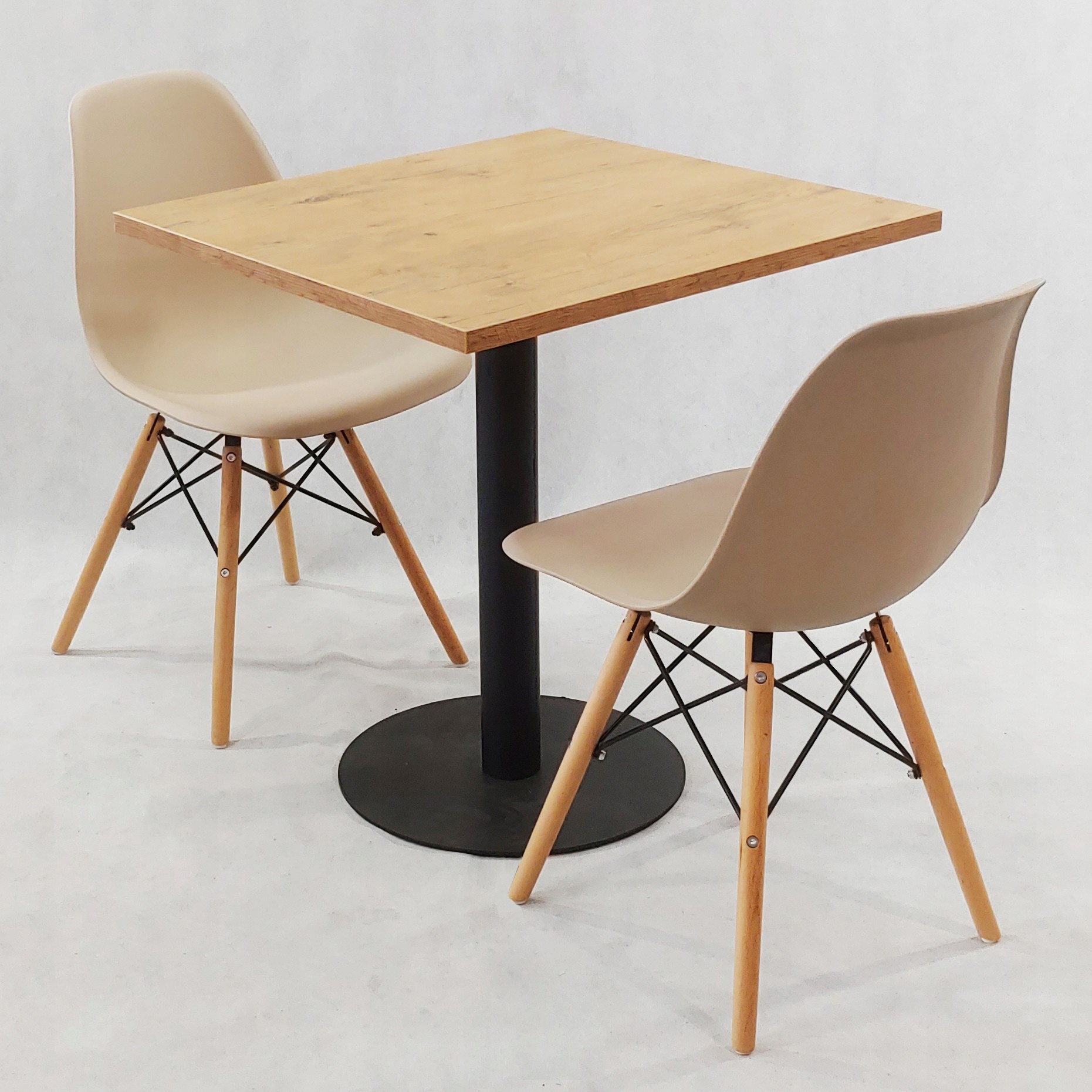 Zestaw stół Kansas 2 krzesła Milano beżowe Stan opakowania oryginalne