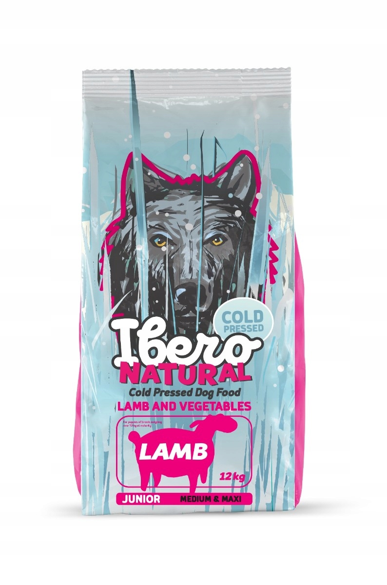 Ibero Cold Pressed Junior Medium/Large Lamb 12kg karma tłoczona na zimno