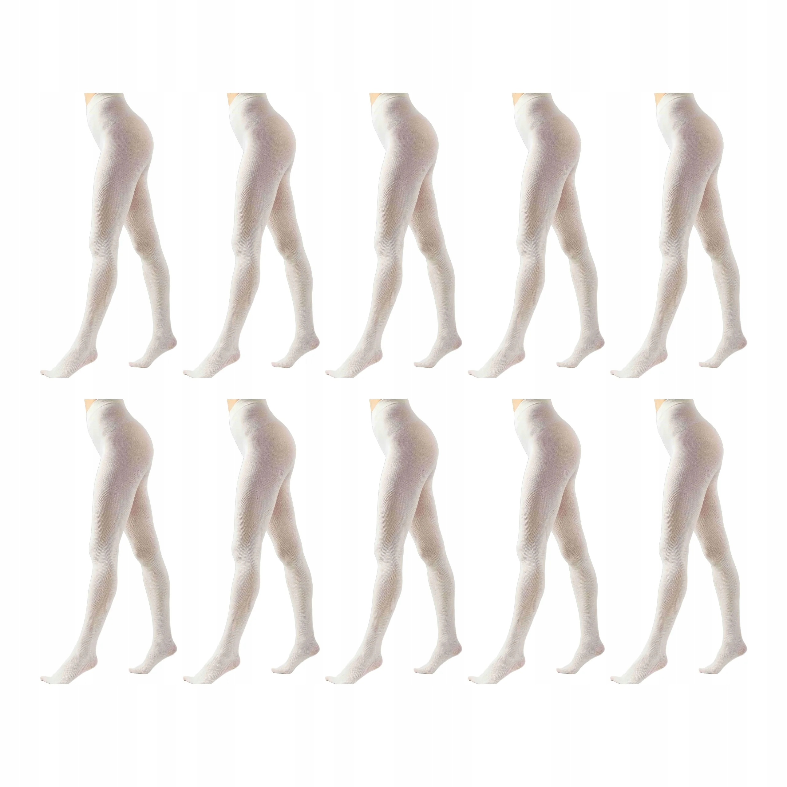 10 párů Punčocháče bavlněné 120 den 1930 Rambi Cottone Legs 10x Panna 3-M