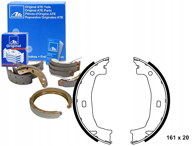 Brzdové Čelisti Bmw 1 (E81) 1 (E82) 1 (E87) 1 (e