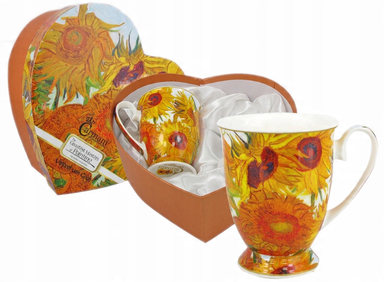 

Kubki w sercu Van Gogh Słoneczniki