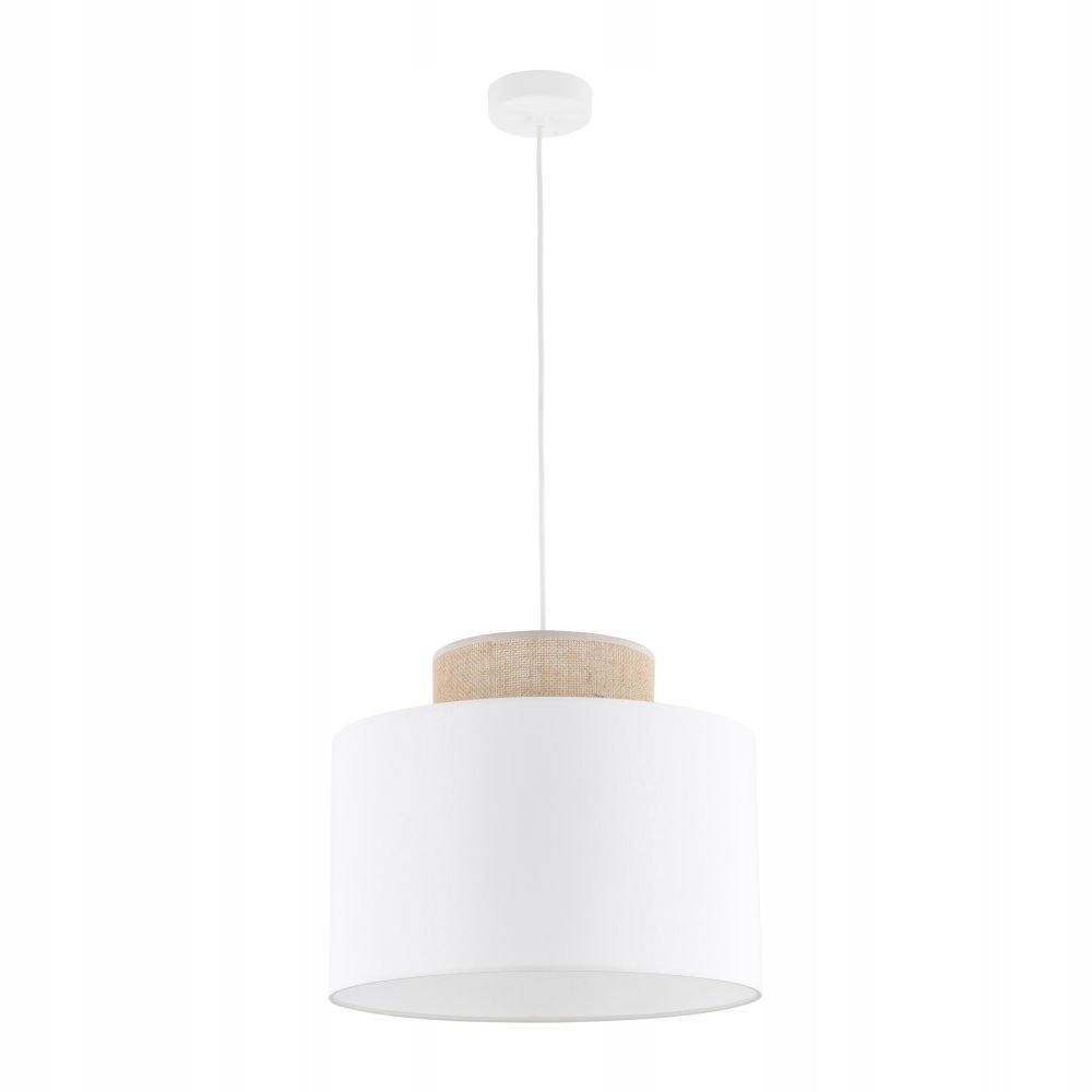 Závěsná lampa Duo White Juta 1856 Tk Lighting