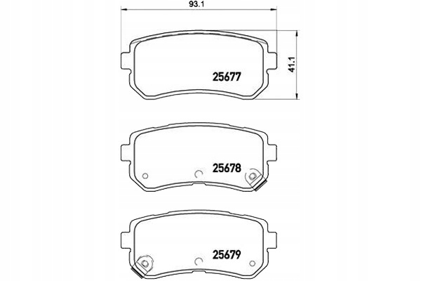 Brembo Brzdové Destičky Kia Picanto 11- Zadní Asistent řidiče #28