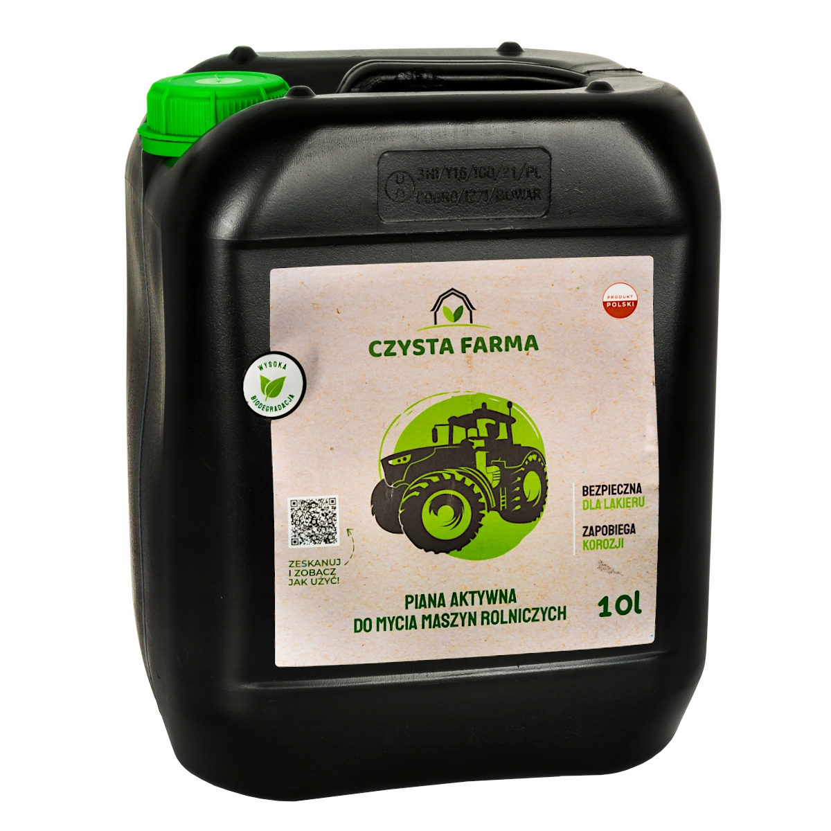 Piana aktywna do mycia maszyn Bio 10l Czysta Farma