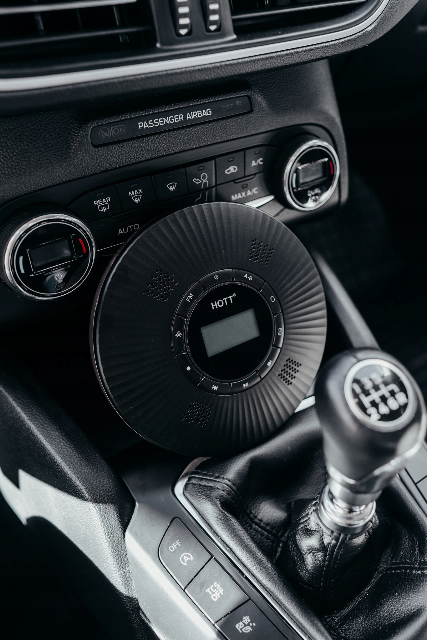 Odtwarzacz CD przenośny discman Bluetooth AUX GŁOŚNIKI, TRANSMITER FM, HiFi Szerokość produktu 14.2 cm