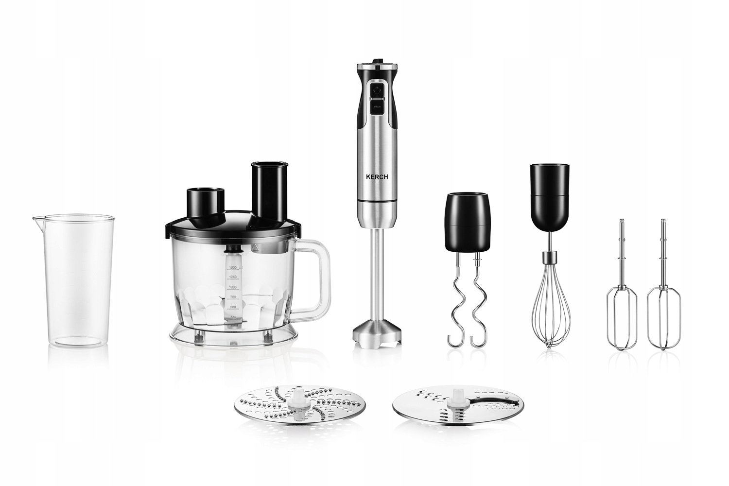 BLENDER RĘCZNY MIKSER WIELOFUNKCYJNY KERCH ACTIVE TURBO +AKCESORIA Model ACTIVE 1200