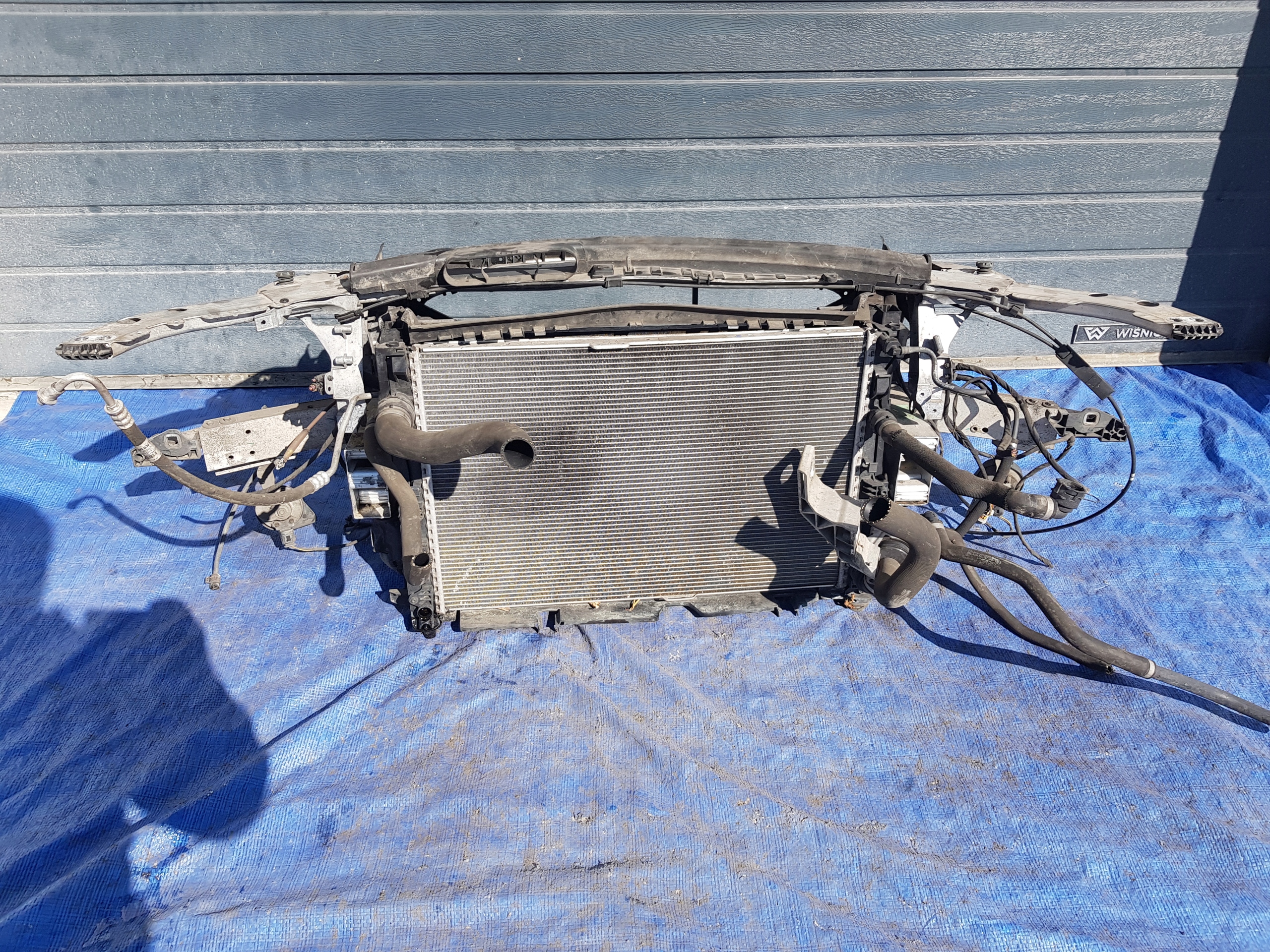 support panel for radiators radiator MERCEDES W205 MANUAL 1.6