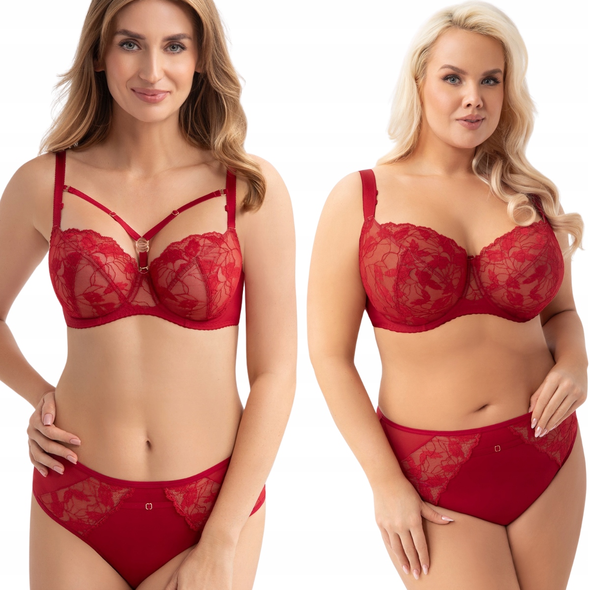 Měkká podprsenka s kosticemi, velké velikosti, odnímatelné pásky K959 Amira 90D