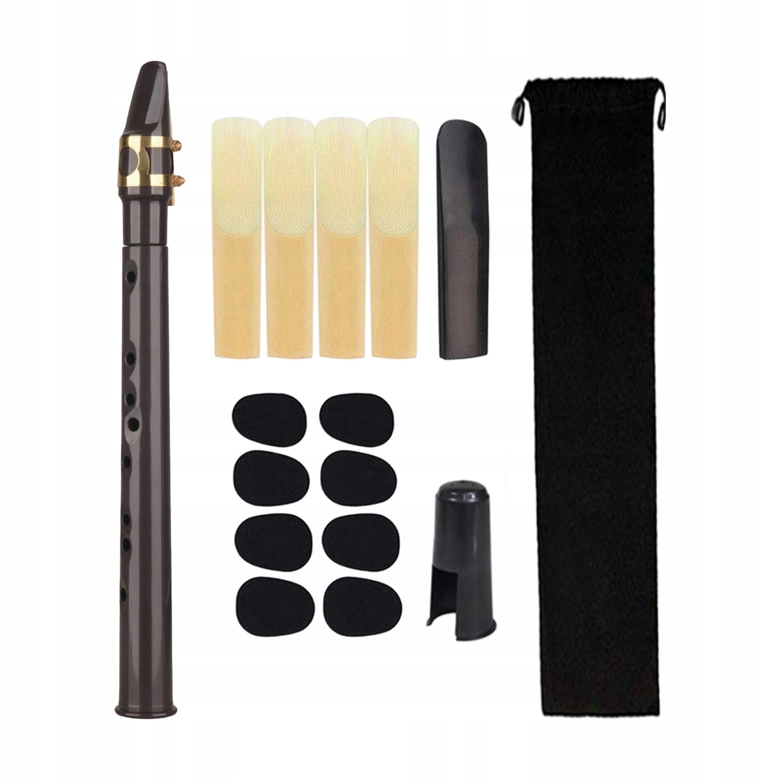 Pocket Saxophone Lightweight Practice Tool Great Sound Portable Coffee Kod producenta a5455