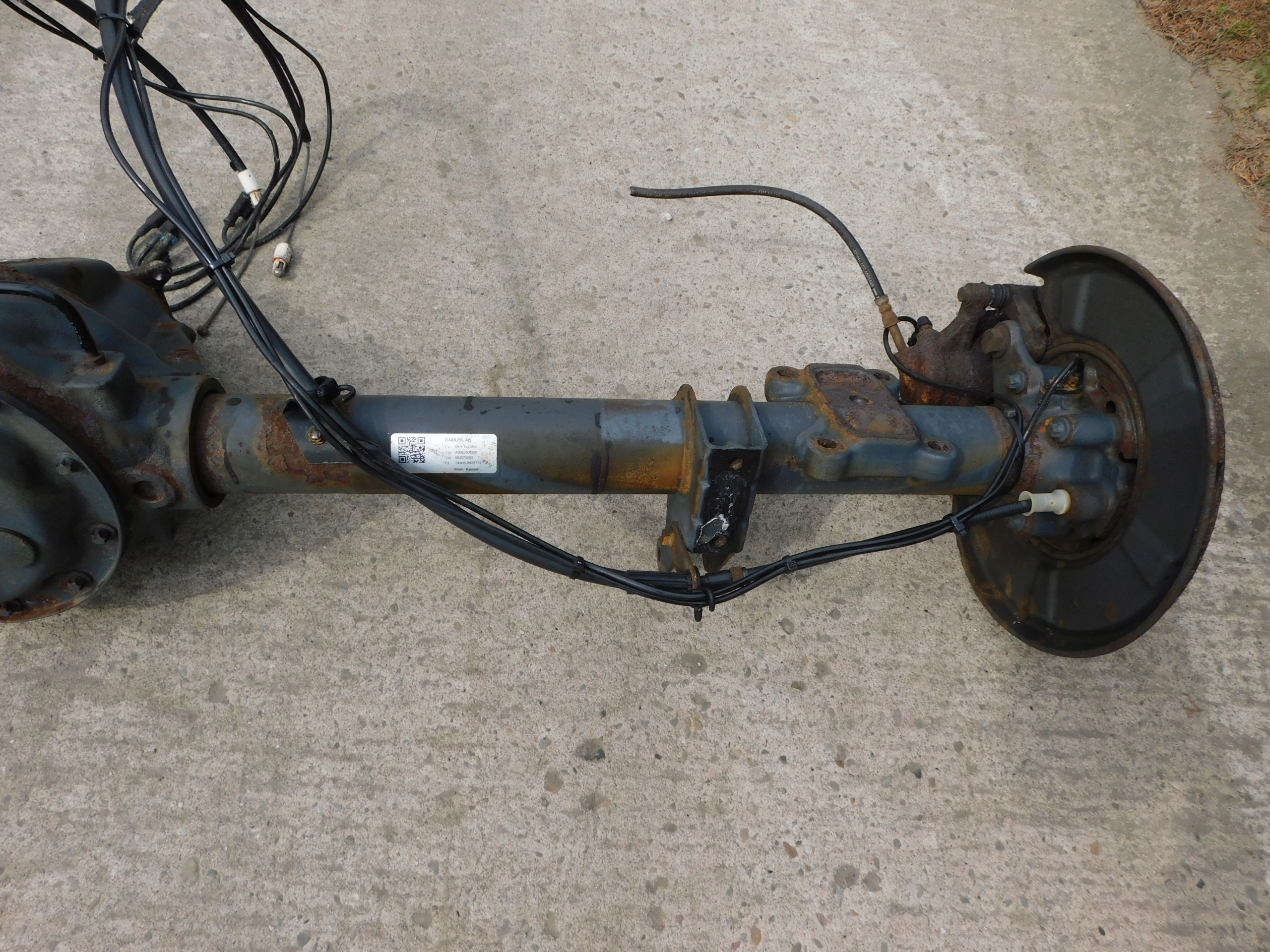 Sprinter 906 VW Crafter diff differential rear part 48:11 NISKI PRZEBIEG A9063501000 BDB