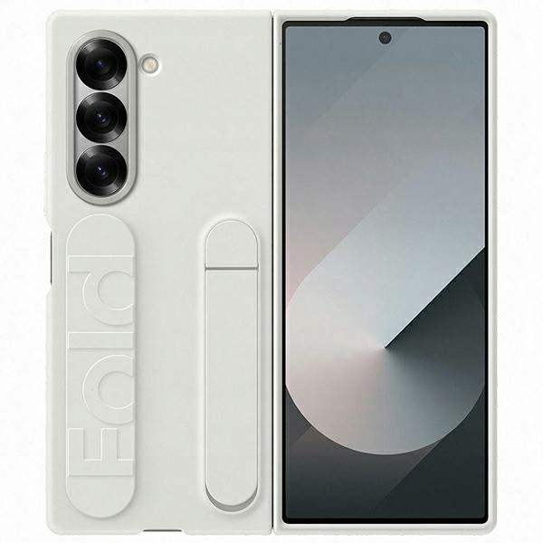 Pouzdro Samsung EF-MF956TWEGWW Z Fold6 F956 bílé/bílé Standing Case with Str