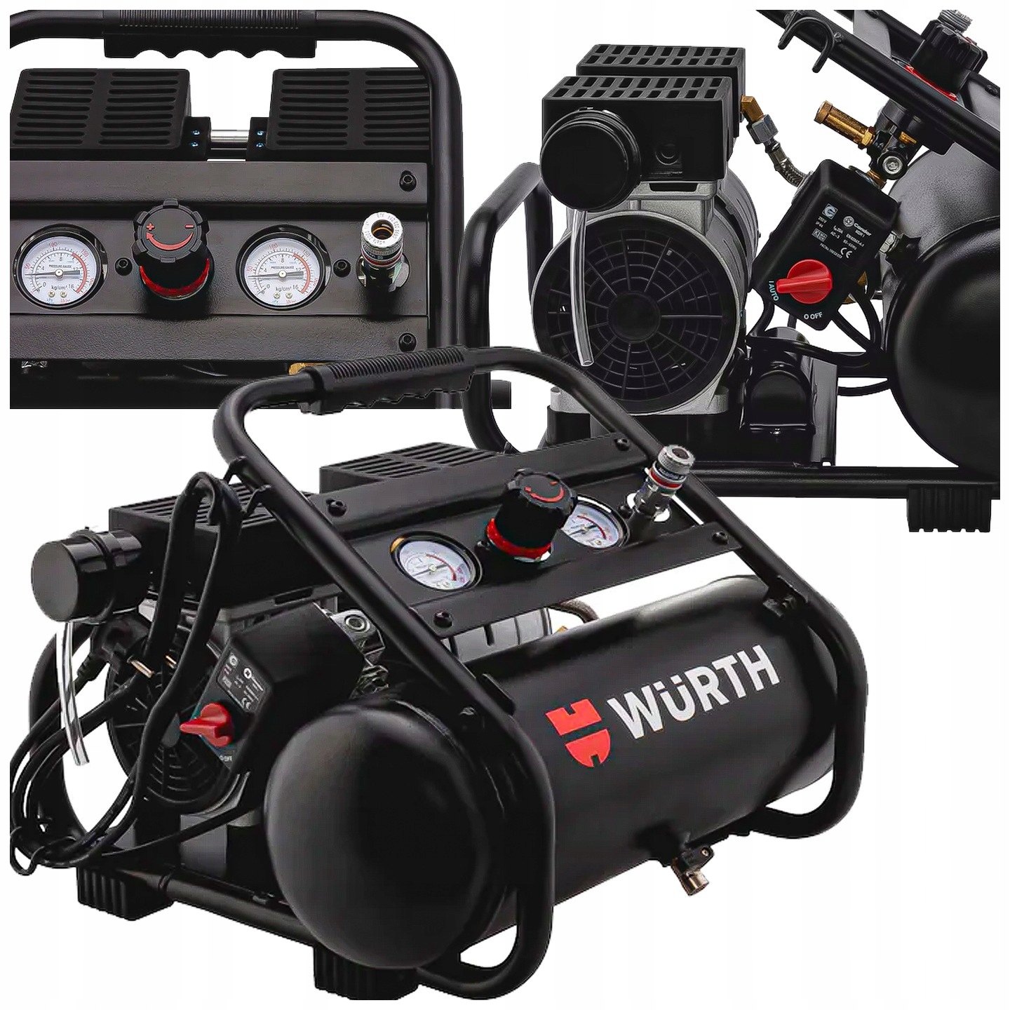 Bezolejový Kompresor Subcompact 8L 9 Bar Wurth