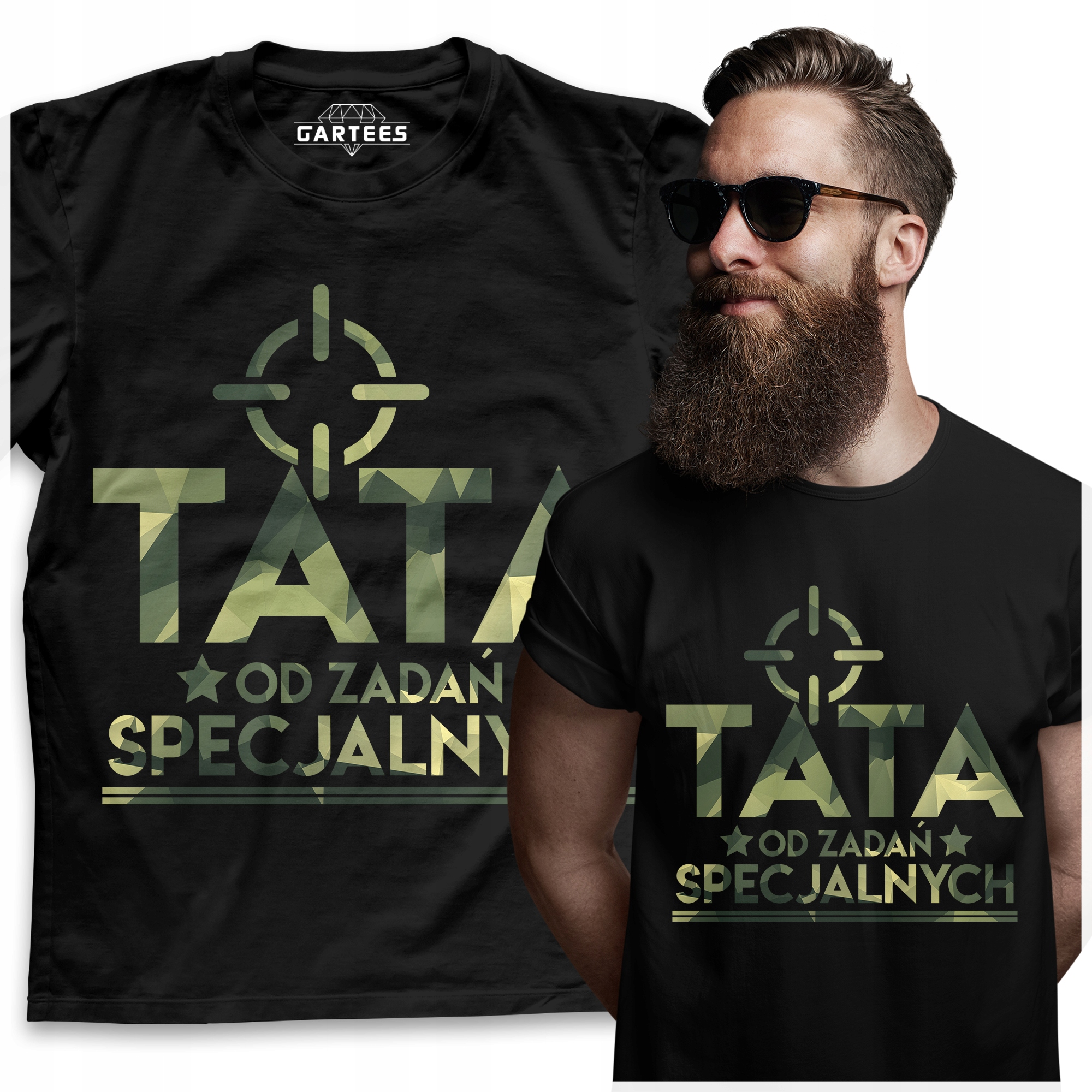 

Koszulka Męska Tata Od Zadan Specjalnych