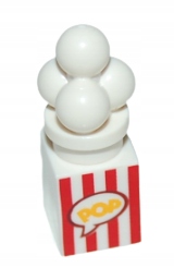 

Lego 3005pb028 6254 Popcorn Biały Nowy (1g)