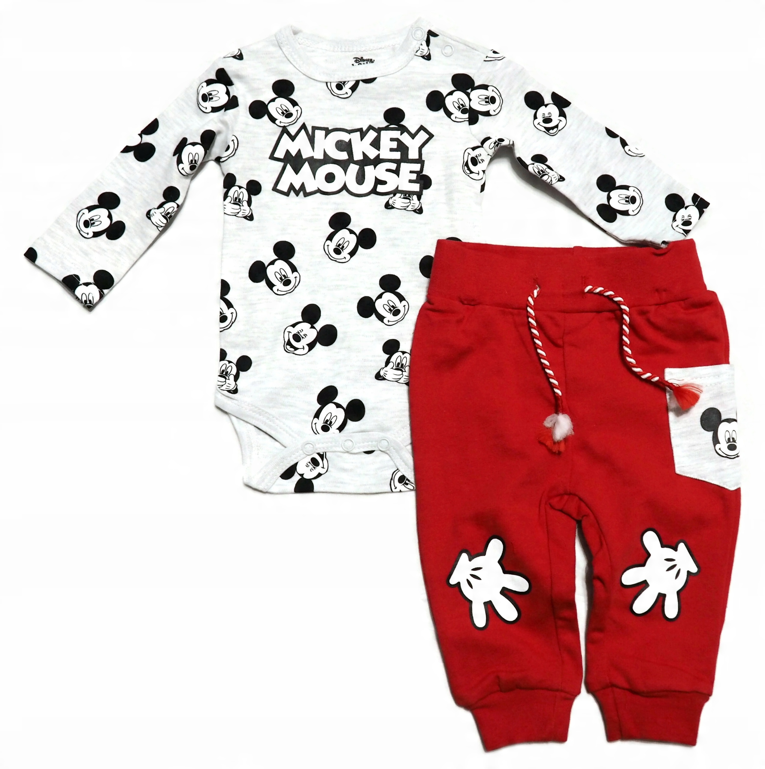 

Komplet Myszka Miki 62, spodnie body Mickey