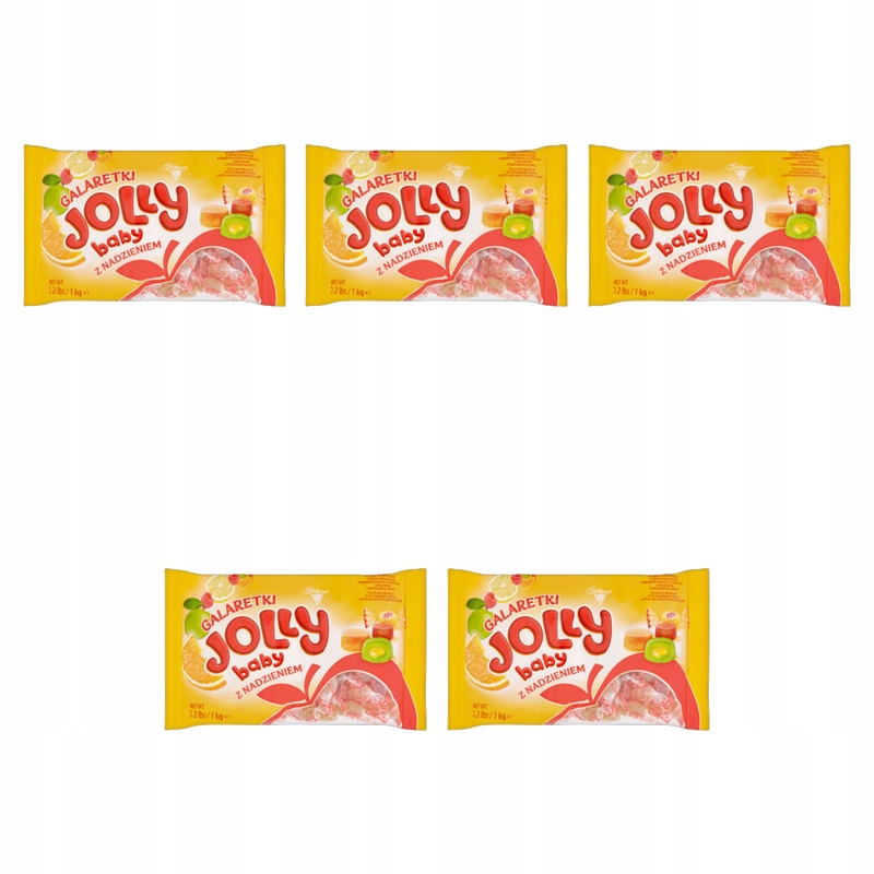 Solidarność Jolly Baby Galaretki pektynowe z nadzieniem 1 kg X5