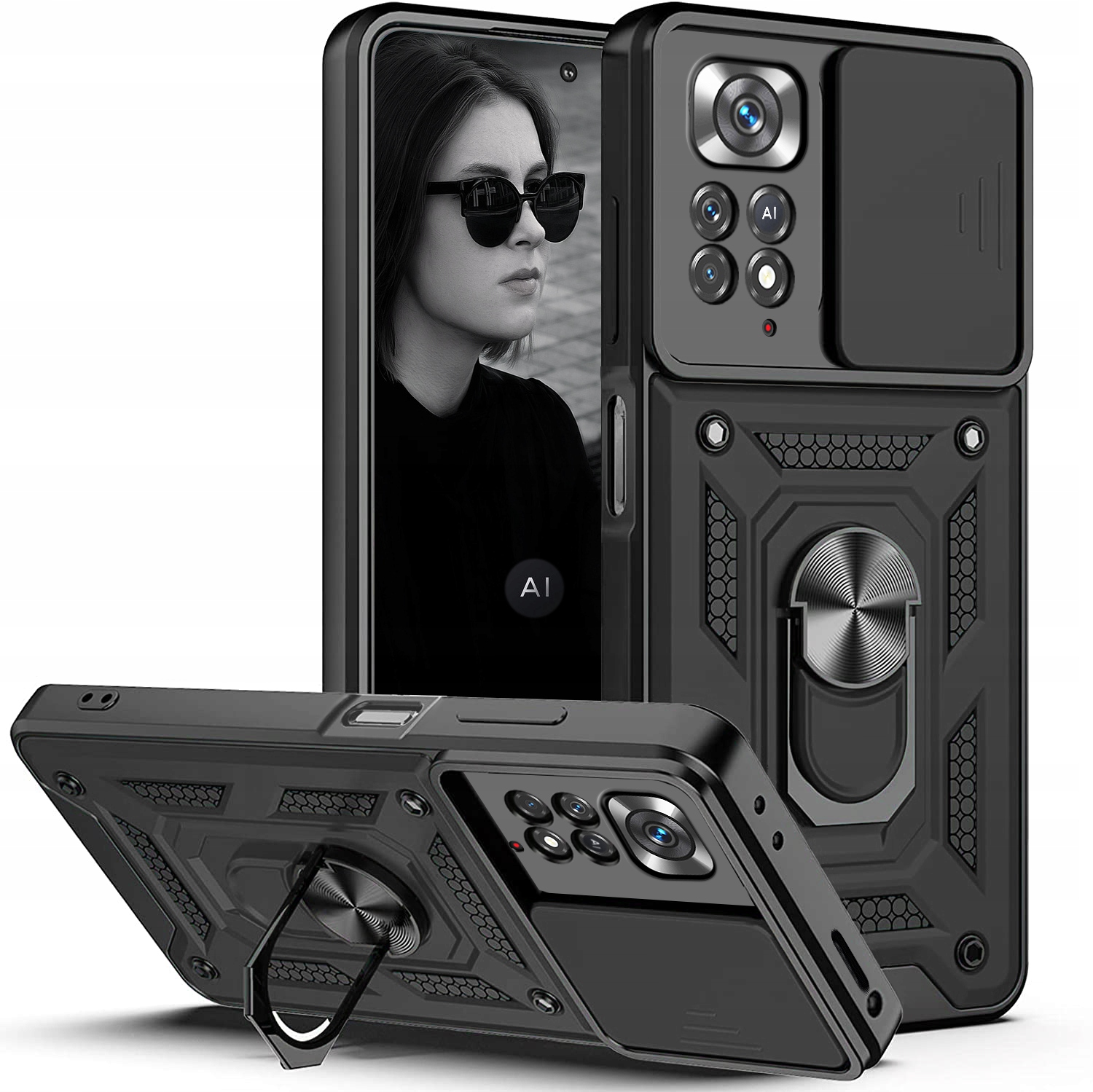 

Etui Pancerne Szkło do Xiaomi Redmi Note 11 Pro