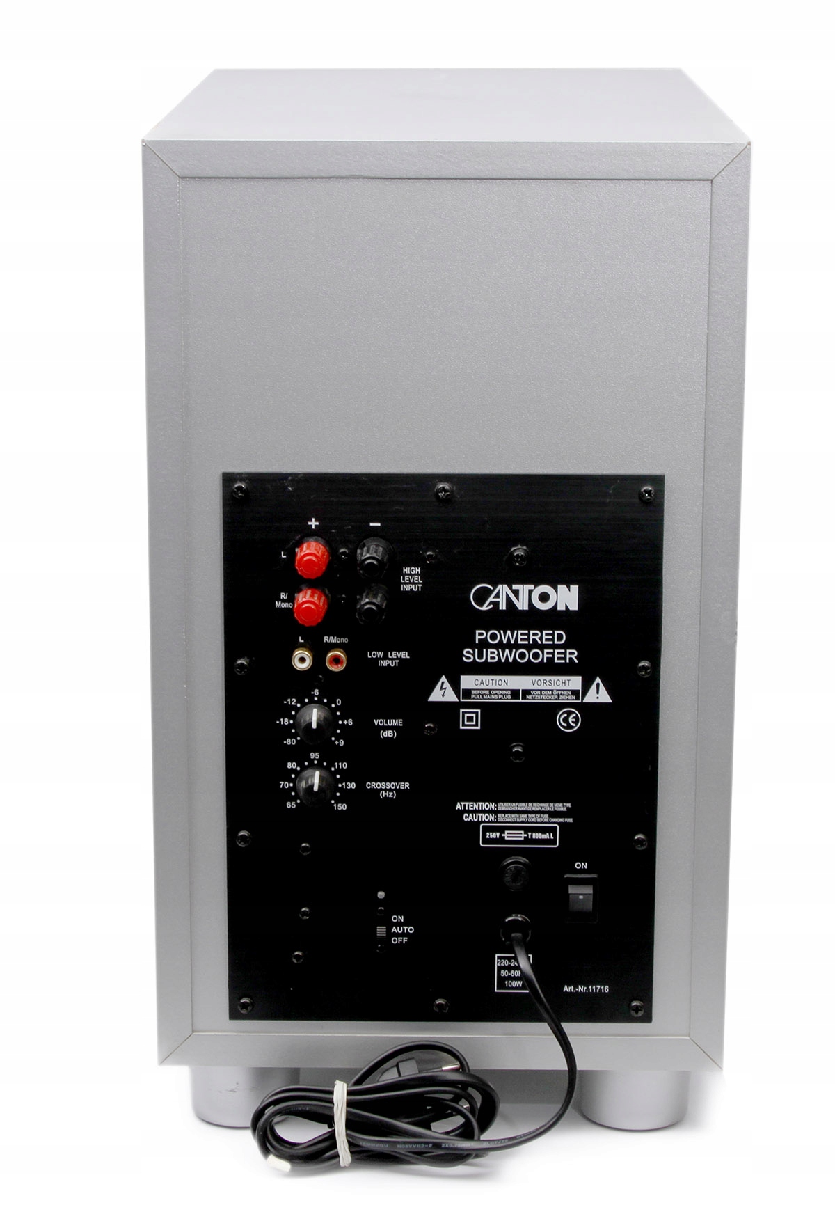 CANTON AS100MX SUBWOOFER AKTYWNY 100W GWARANCJA Model AS100MX